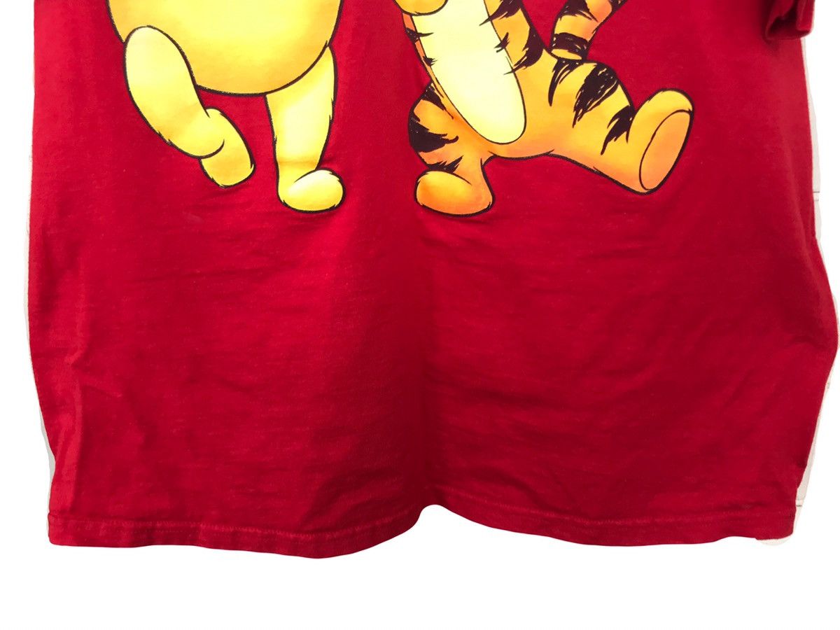 Cartoon Network Vintage 90s Winnie The Pooh and Tiger Red Tee Size US XL / EU 56 / 4 - 4 Thumbnail