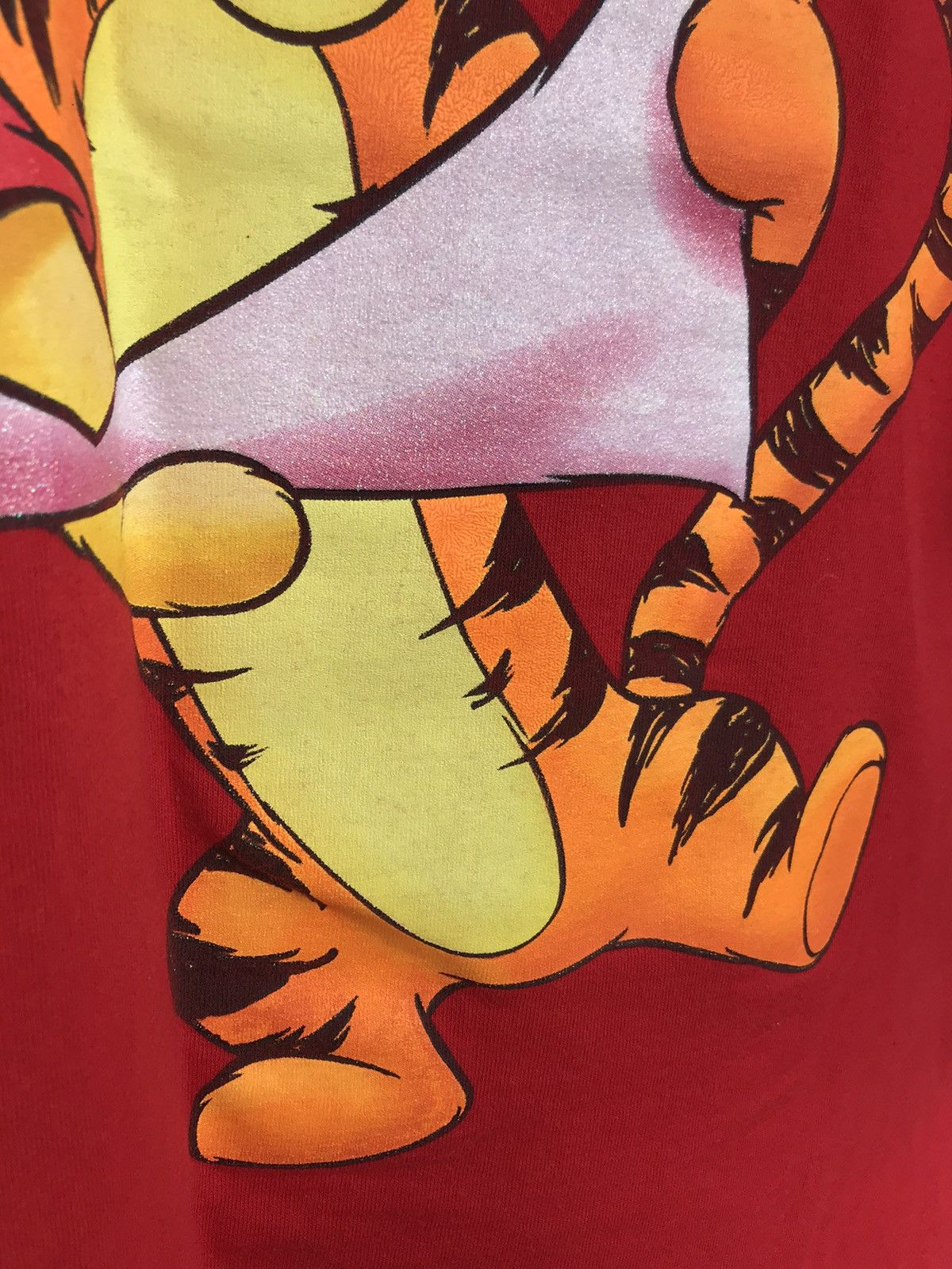 Cartoon Network Vintage 90s Winnie The Pooh and Tiger Red Tee Size US XL / EU 56 / 4 - 11 Thumbnail