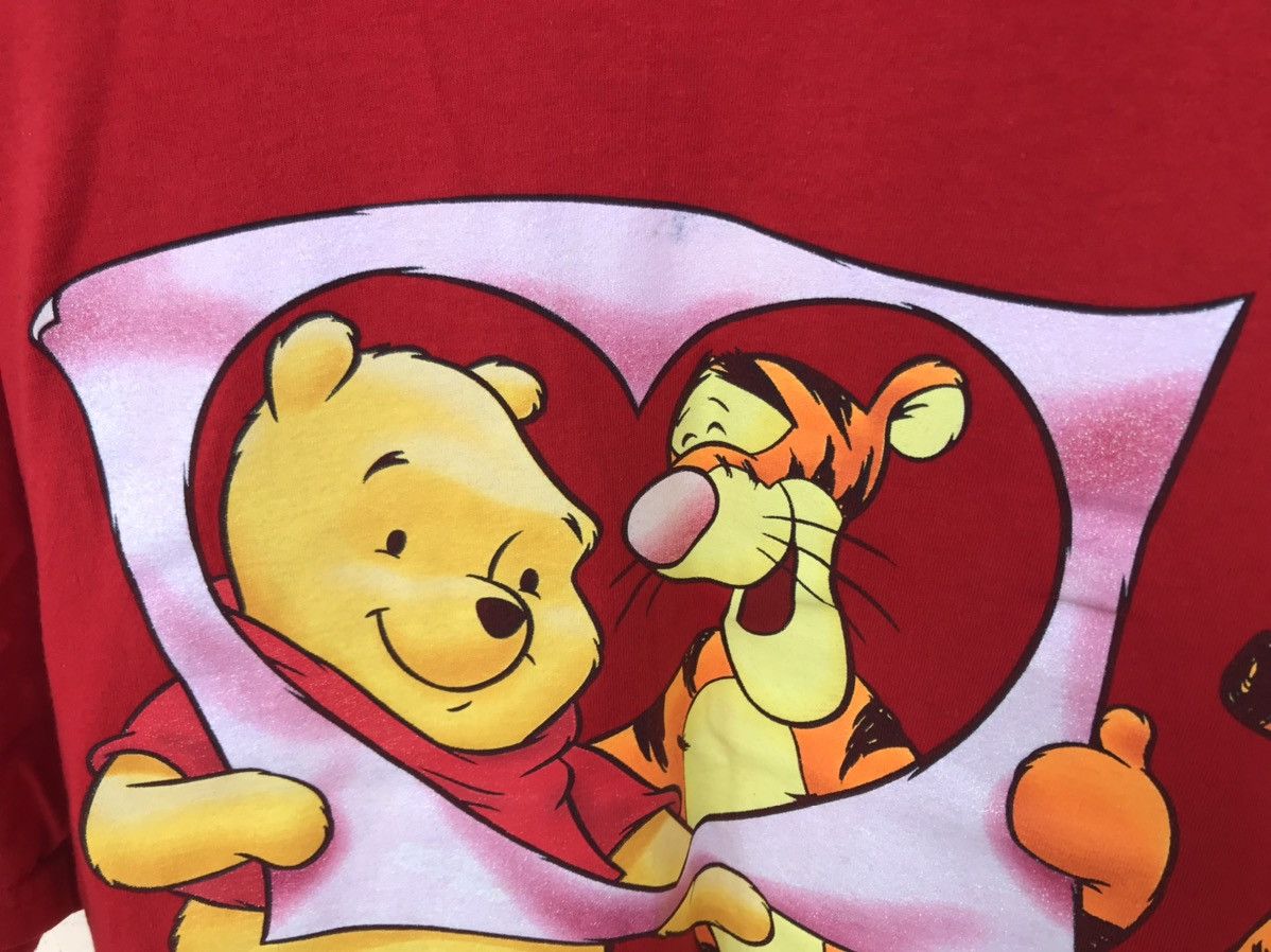 Cartoon Network Vintage 90s Winnie The Pooh and Tiger Red Tee Size US XL / EU 56 / 4 - 6 Thumbnail