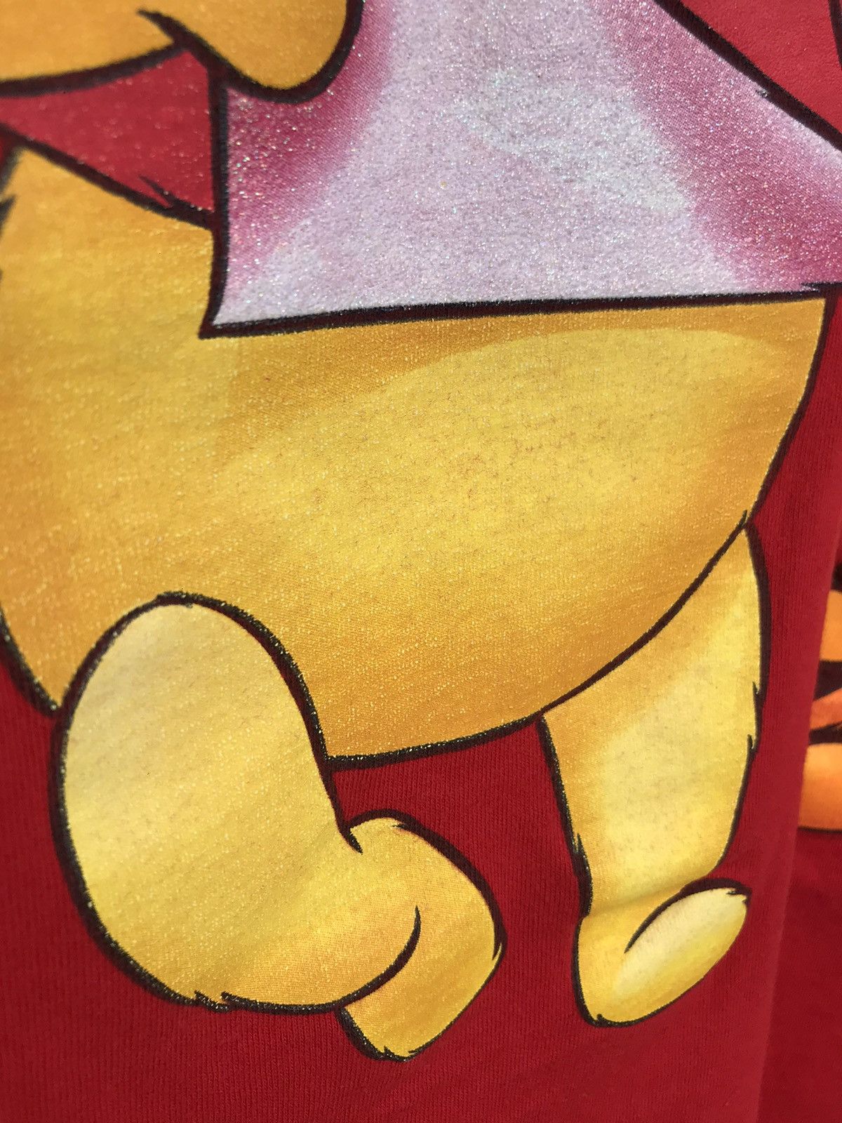 Cartoon Network Vintage 90s Winnie The Pooh and Tiger Red Tee Size US XL / EU 56 / 4 - 10 Thumbnail