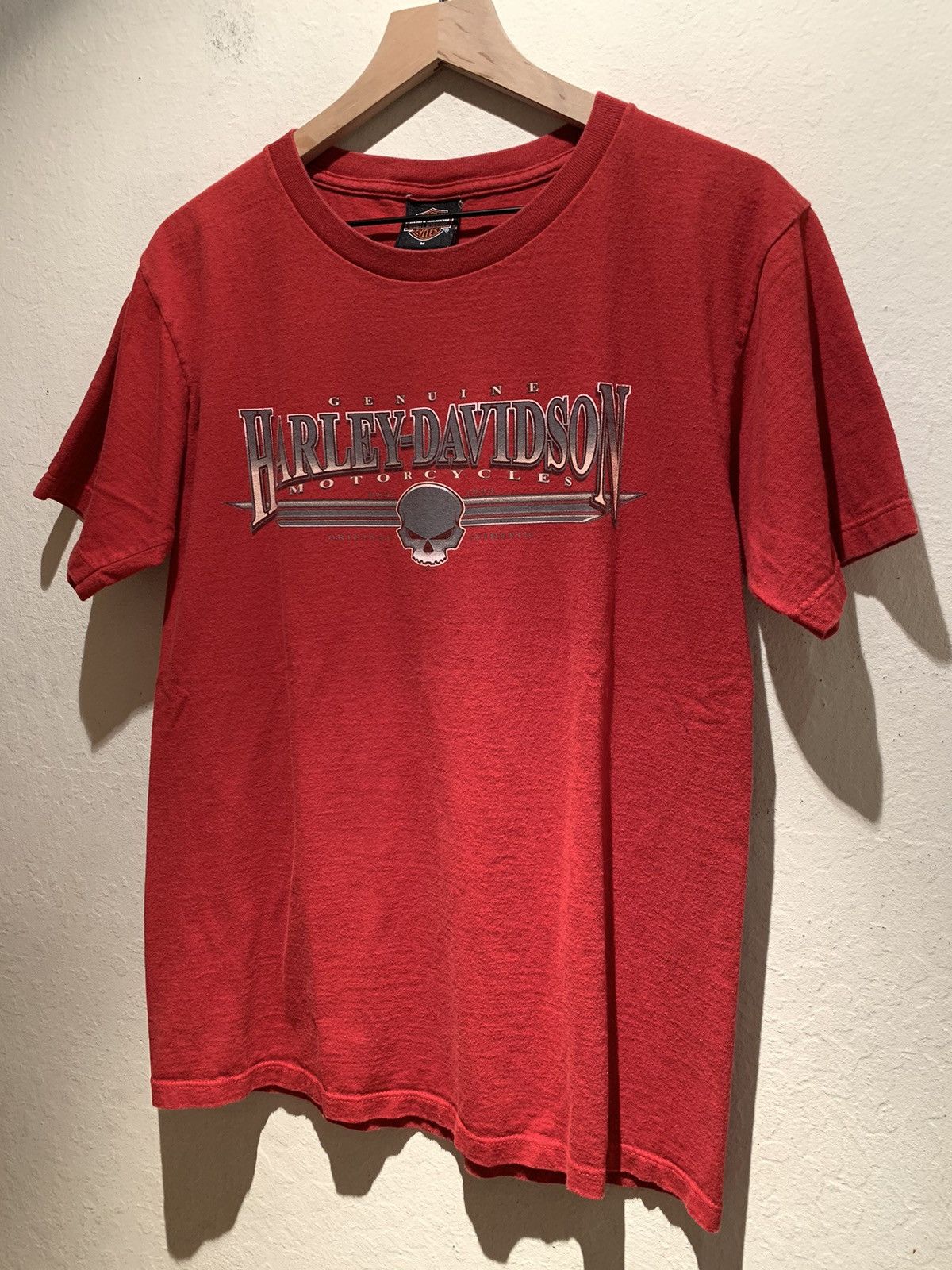 Harley Davidson *RARE* Vintage Harley Davidson Fort Ann USA-Made T-Shirt - M Size US M / EU 48-50 / 2 - 1 Thumbnail