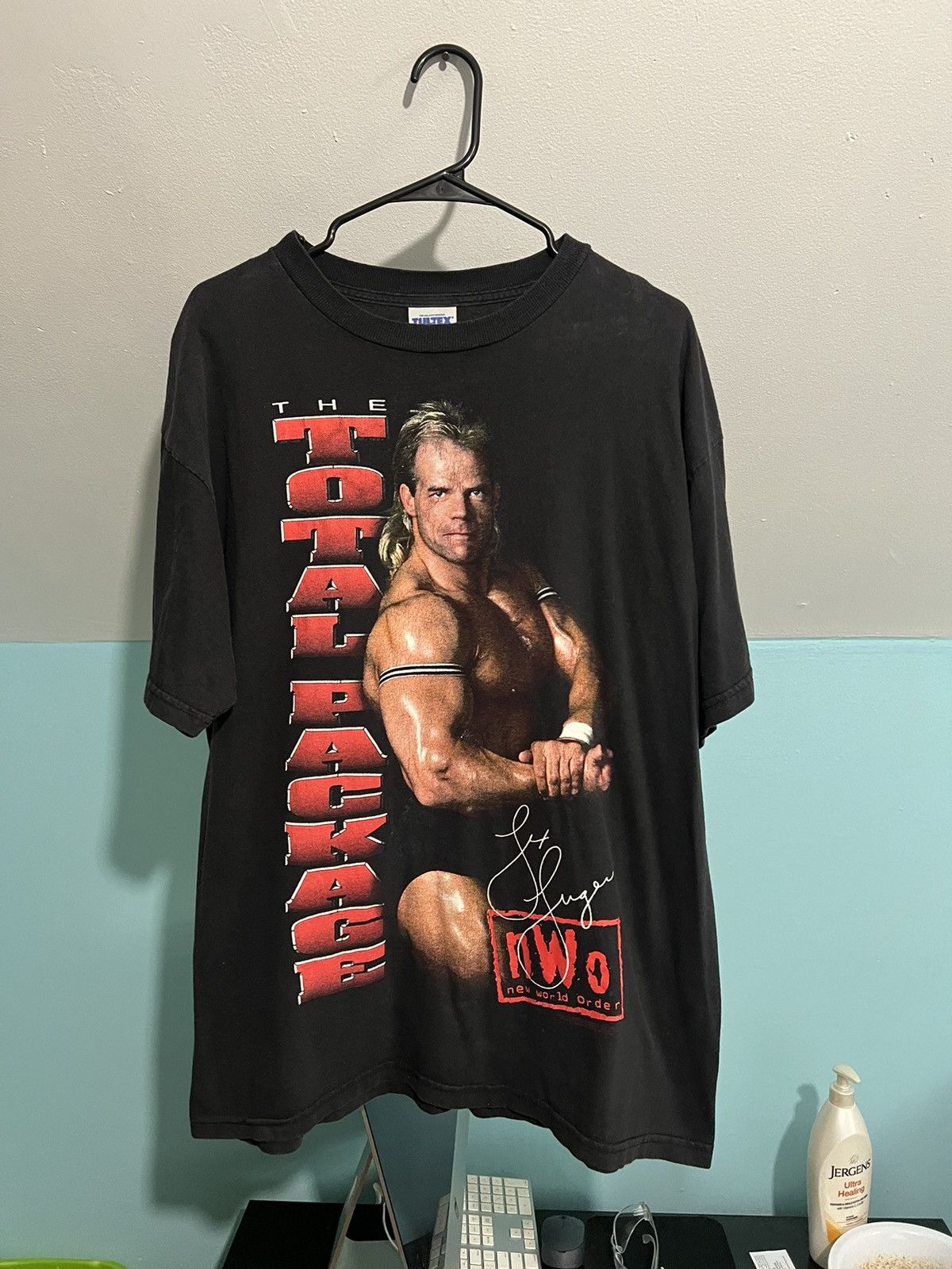 Vintage × WCW/nWo 1998 Nwo Wolfpack Lex Luger Total Package tshirt Size US XL / EU 56 / 4 - 1 Thumbnail