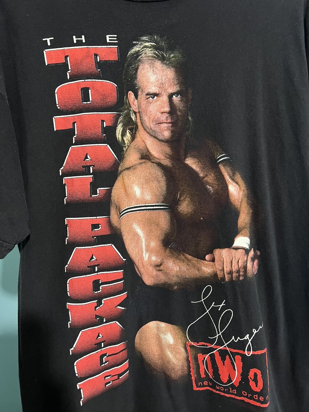 Vintage × WCW/nWo 1998 Nwo Wolfpack Lex Luger Total Package tshirt Size US XL / EU 56 / 4 - 2 Thumbnail