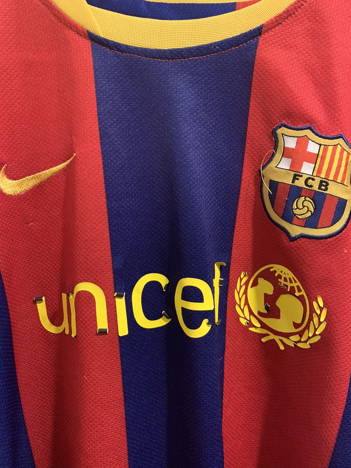 Nike × Vintage Vintage Nike F.C Barcelona long sleeve Size US L / EU 52-54 / 3 - 3 Thumbnail