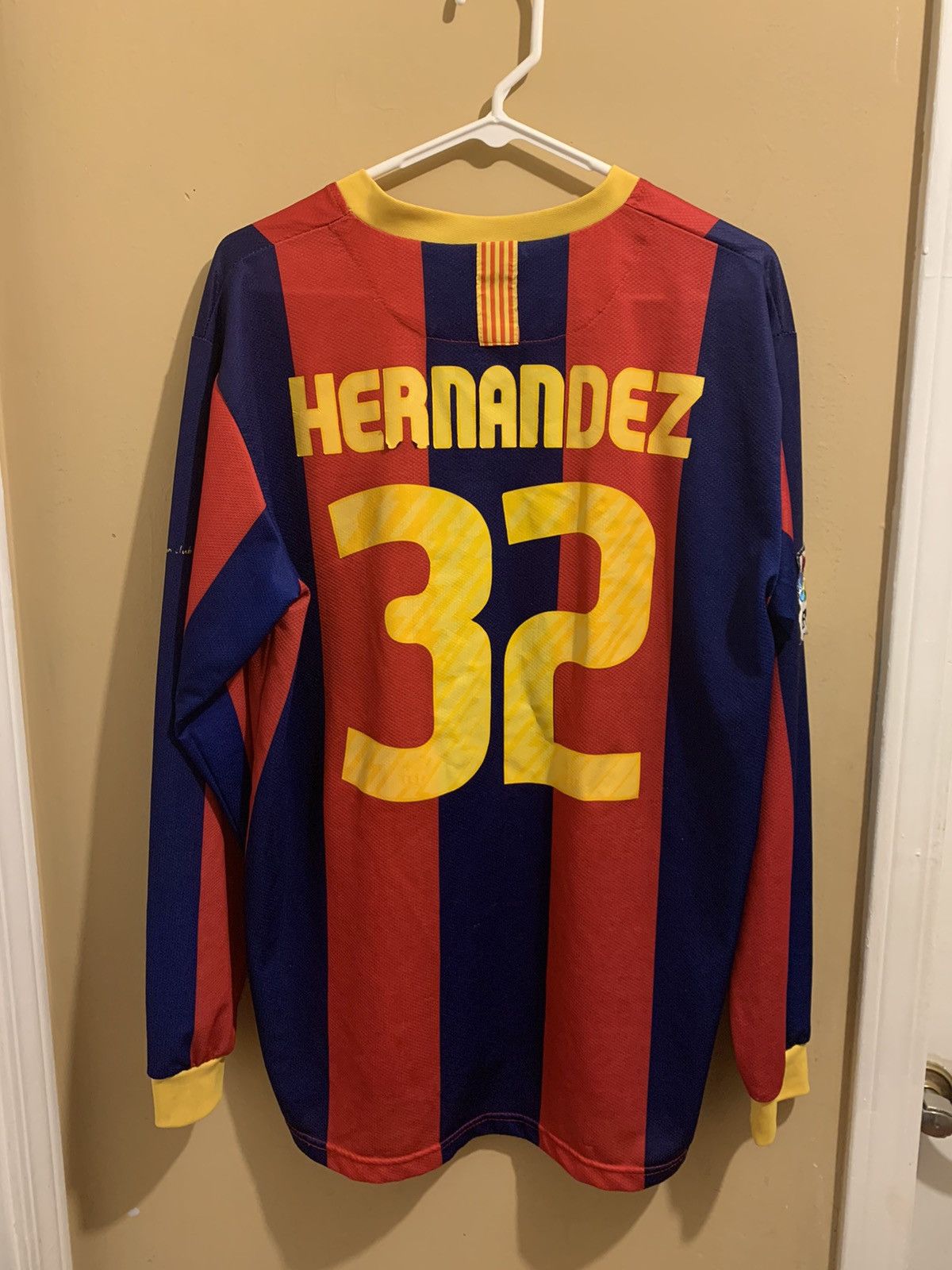 Nike × Vintage Vintage Nike F.C Barcelona long sleeve Size US L / EU 52-54 / 3 - 2 Thumbnail