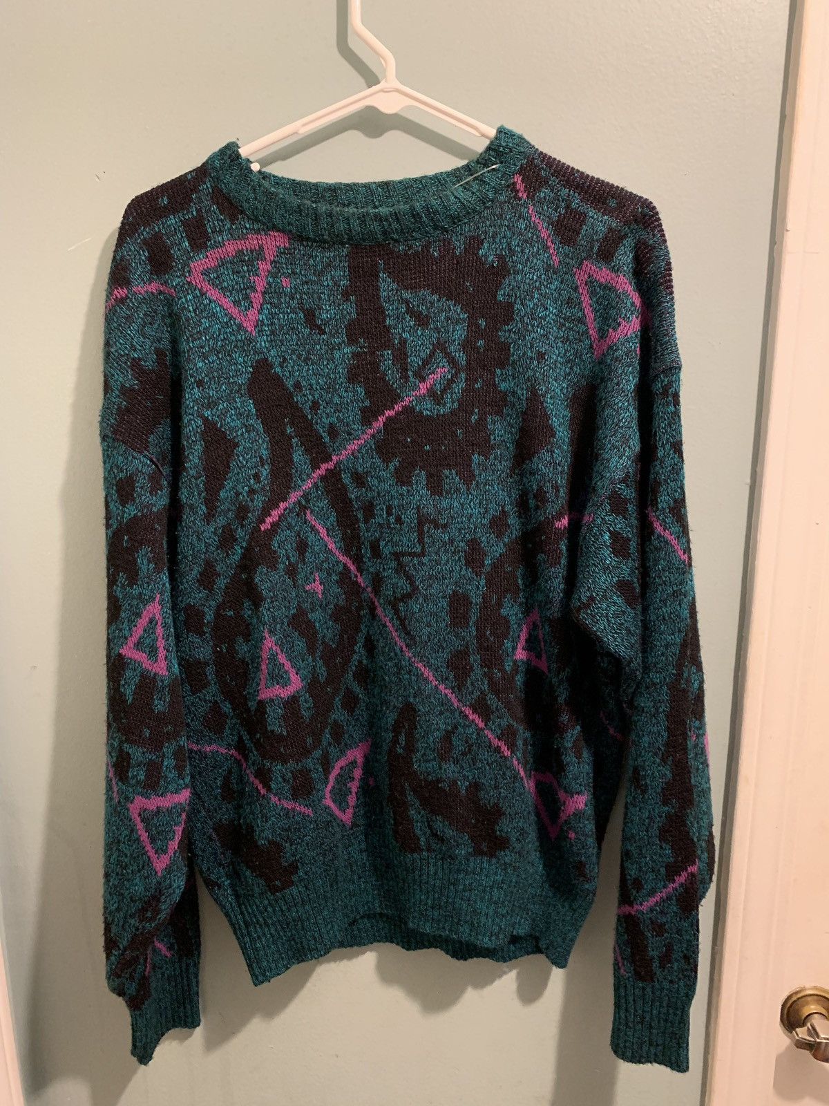 Vintage Vintage Abstract sweater Size US M / EU 48-50 / 2 - 1 Preview