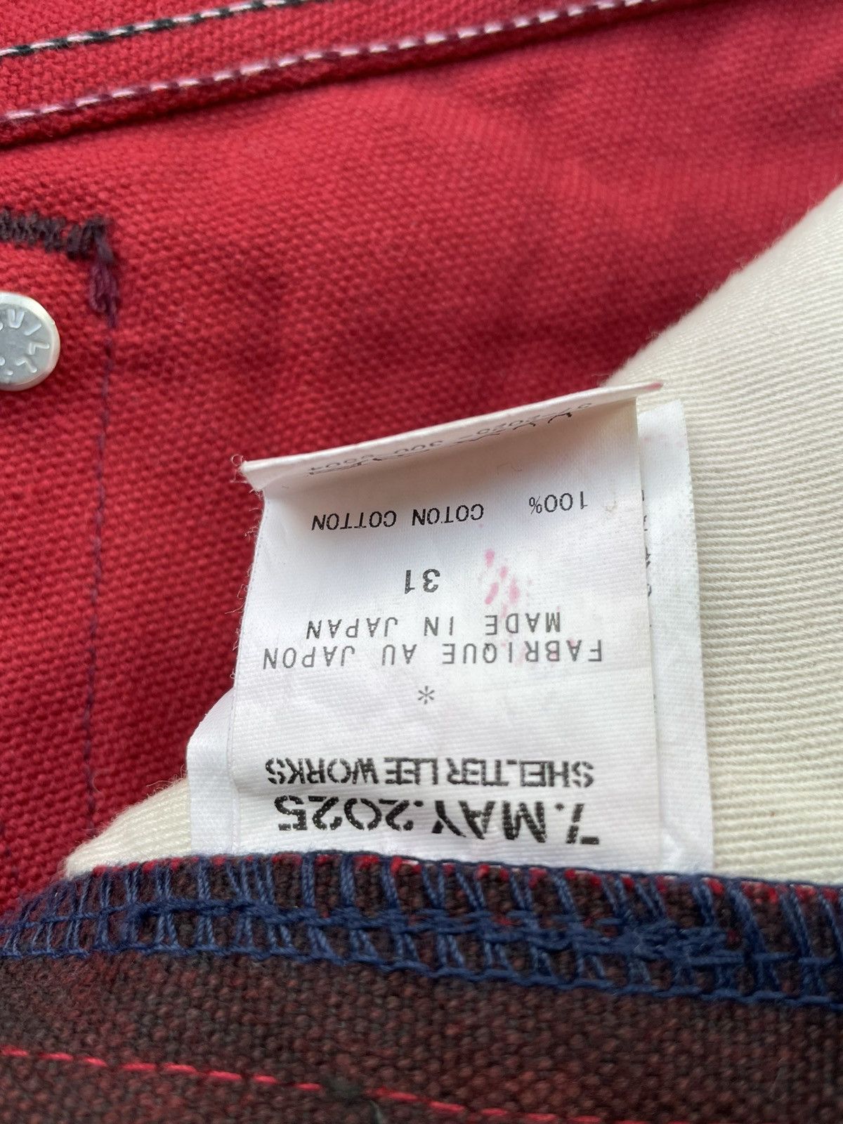 Japanese Brand × Vintage Shelter Lee Work 7 May 2025 Vintage Denim Size US 31 - 20 Thumbnail