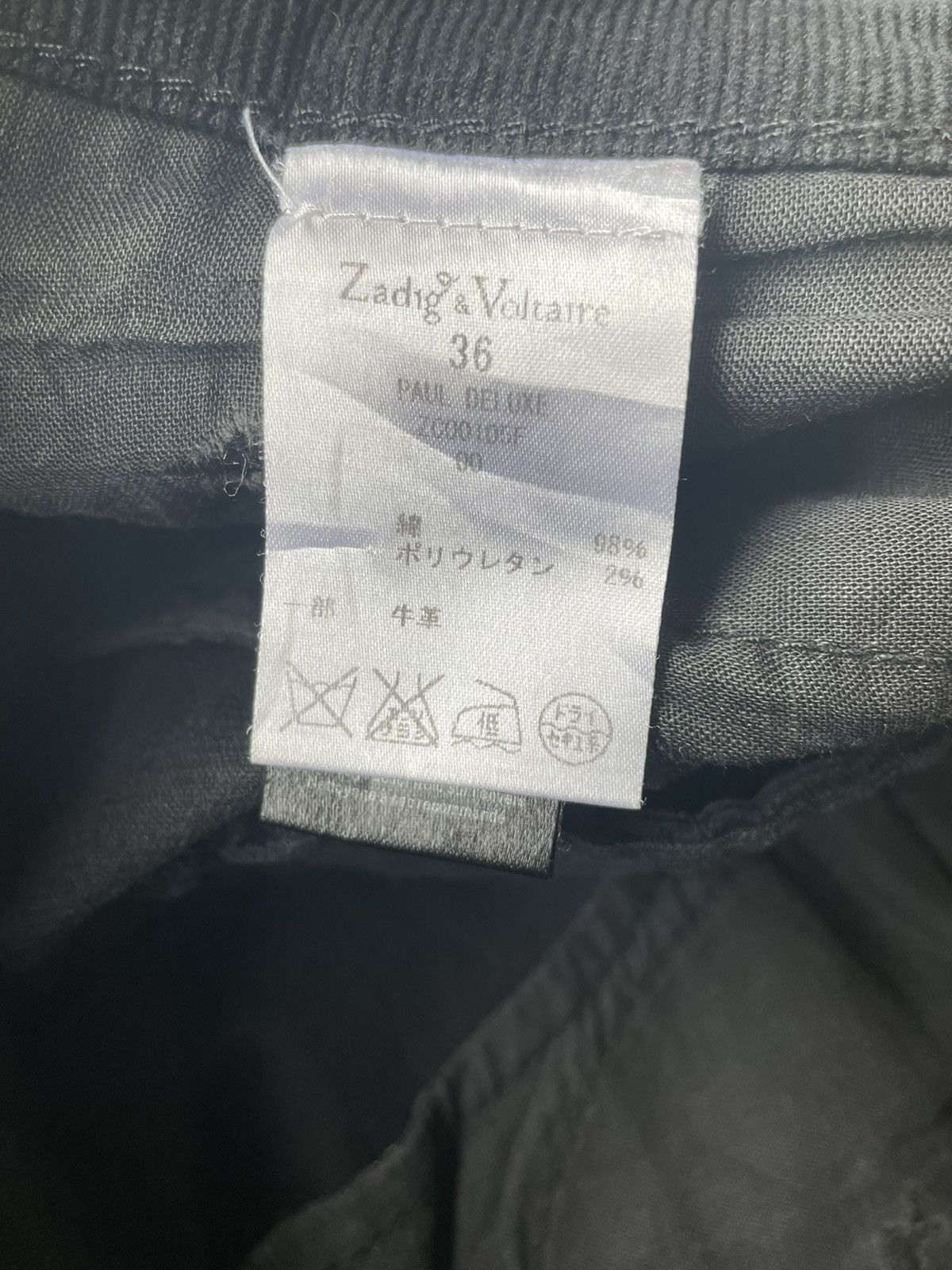 Vintage × Zadig & Voltaire Zadig & Voltaire Paul Deluxe Custom Coduroy Denim Size US 30 / EU 46 - 19 Thumbnail