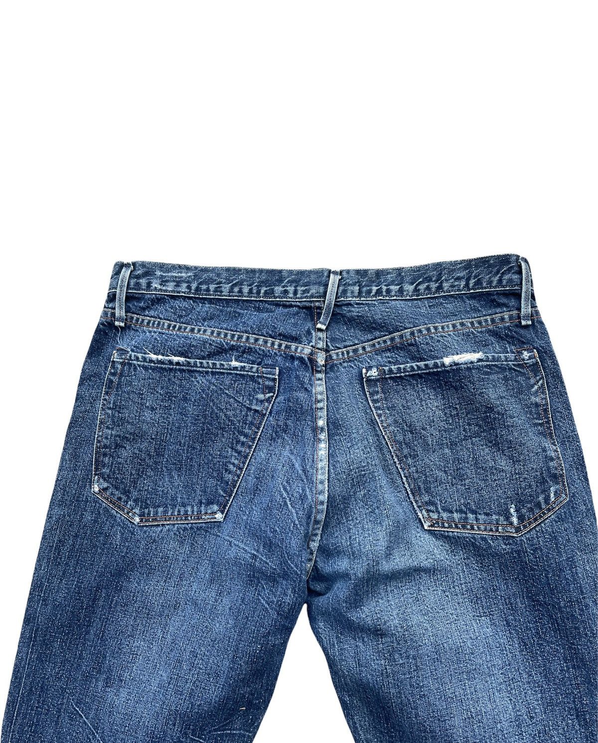 Designer × Earnest Sewn Earnest Sewn Distressed Denim Size US 35 - 15 Thumbnail