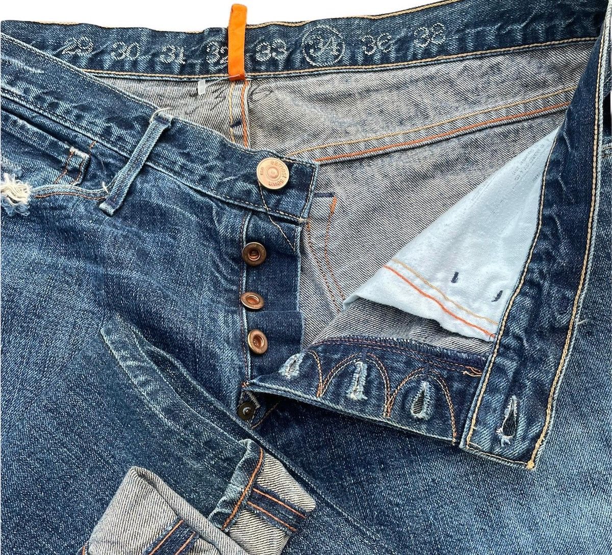 Designer × Earnest Sewn Earnest Sewn Distressed Denim Size US 35 - 8 Thumbnail