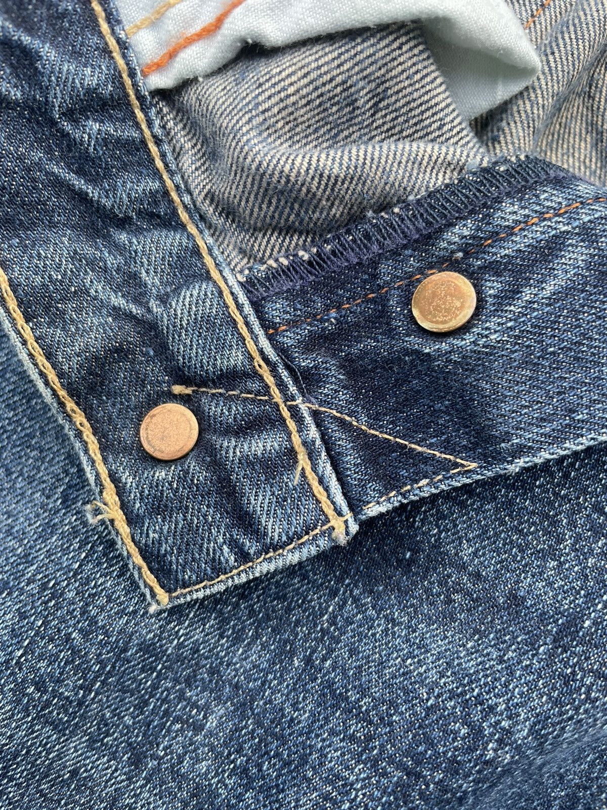 Designer × Earnest Sewn Earnest Sewn Distressed Denim Size US 35 - 20 Thumbnail