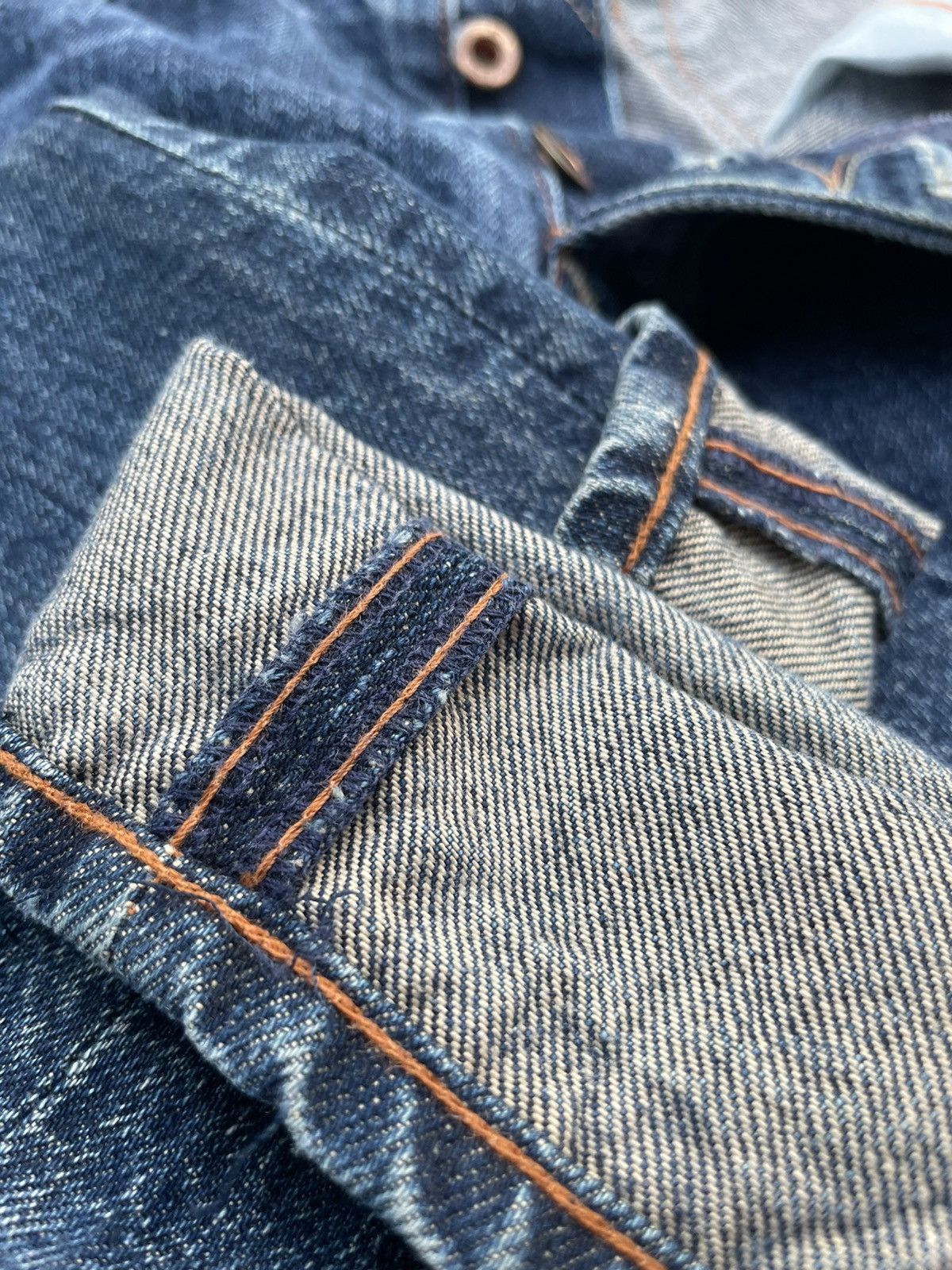 Designer × Earnest Sewn Earnest Sewn Distressed Denim Size US 35 - 19 Thumbnail