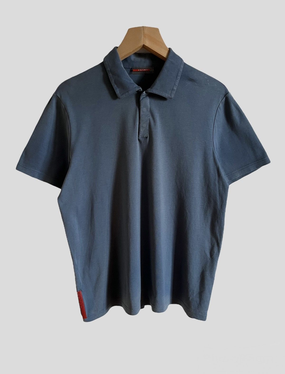 トップス 00s archive prada rubber polo shirt 00S Archive Prada Rubber Polo Shirt | eBay