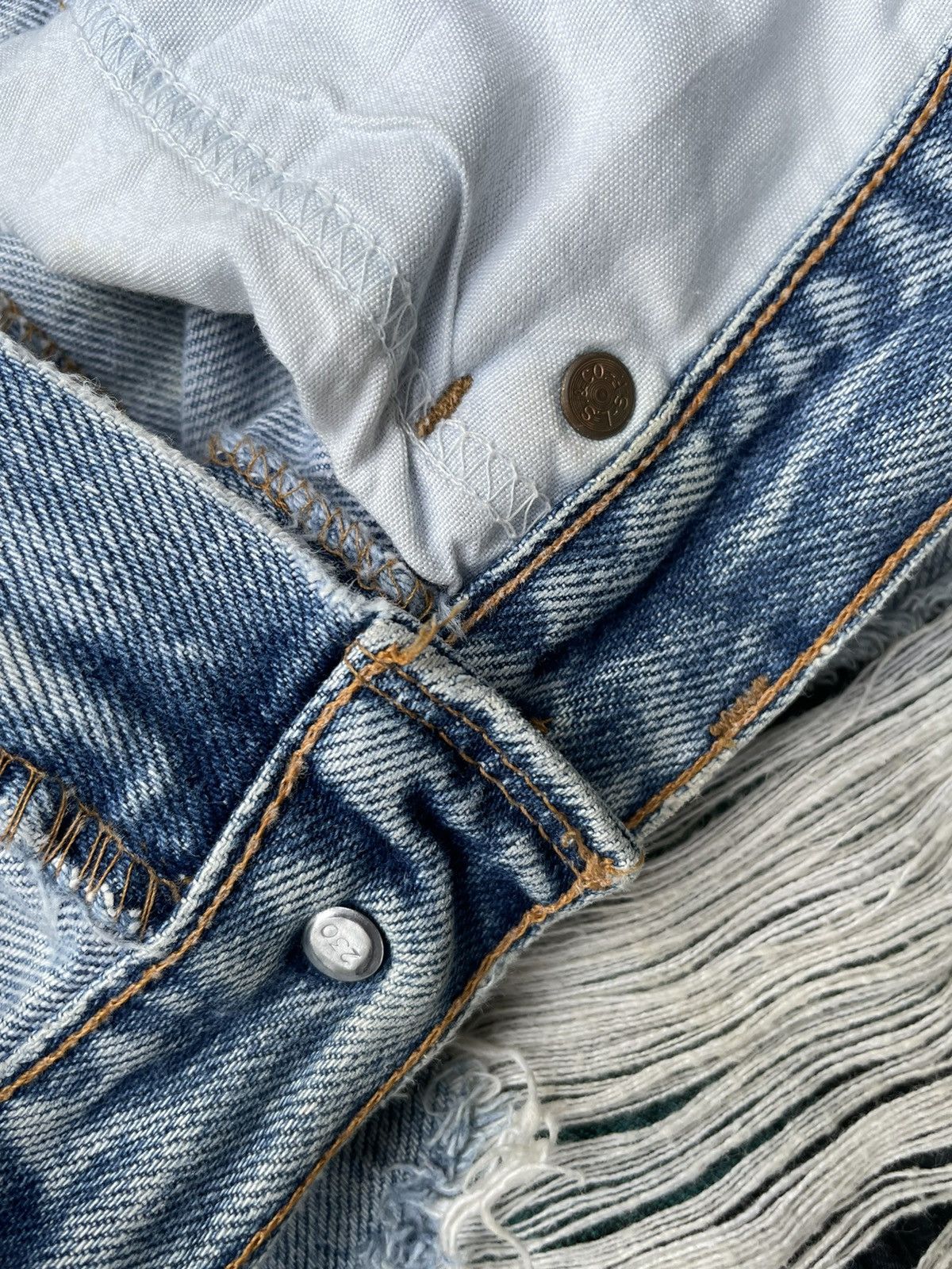 Levi's Levis 517 e Vintage 2001 Aging Distressed Rework Denim Size US 32 / EU 48 - 21 Thumbnail