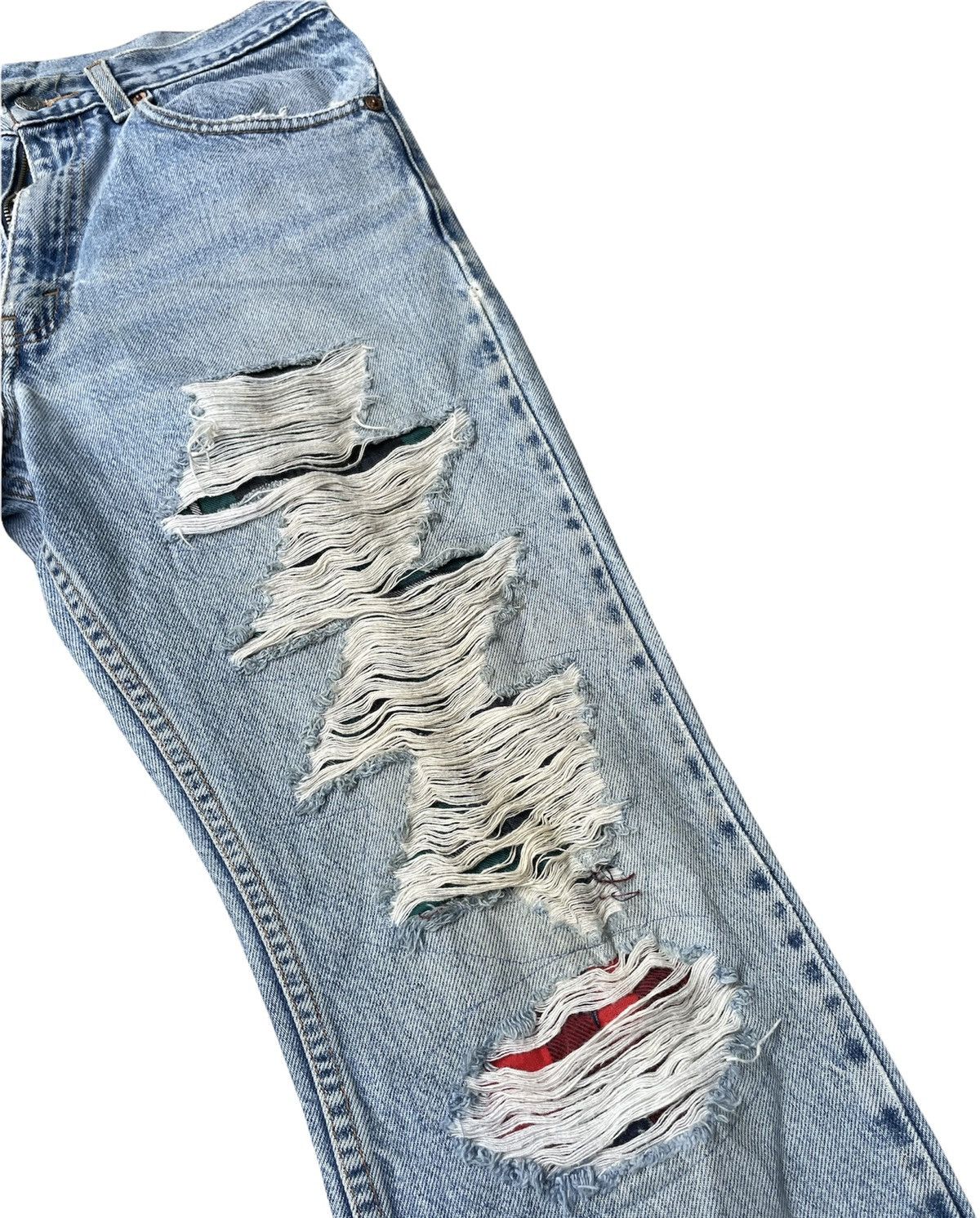 Levi's Levis 517 e Vintage 2001 Aging Distressed Rework Denim Size US 32 / EU 48 - 9 Thumbnail