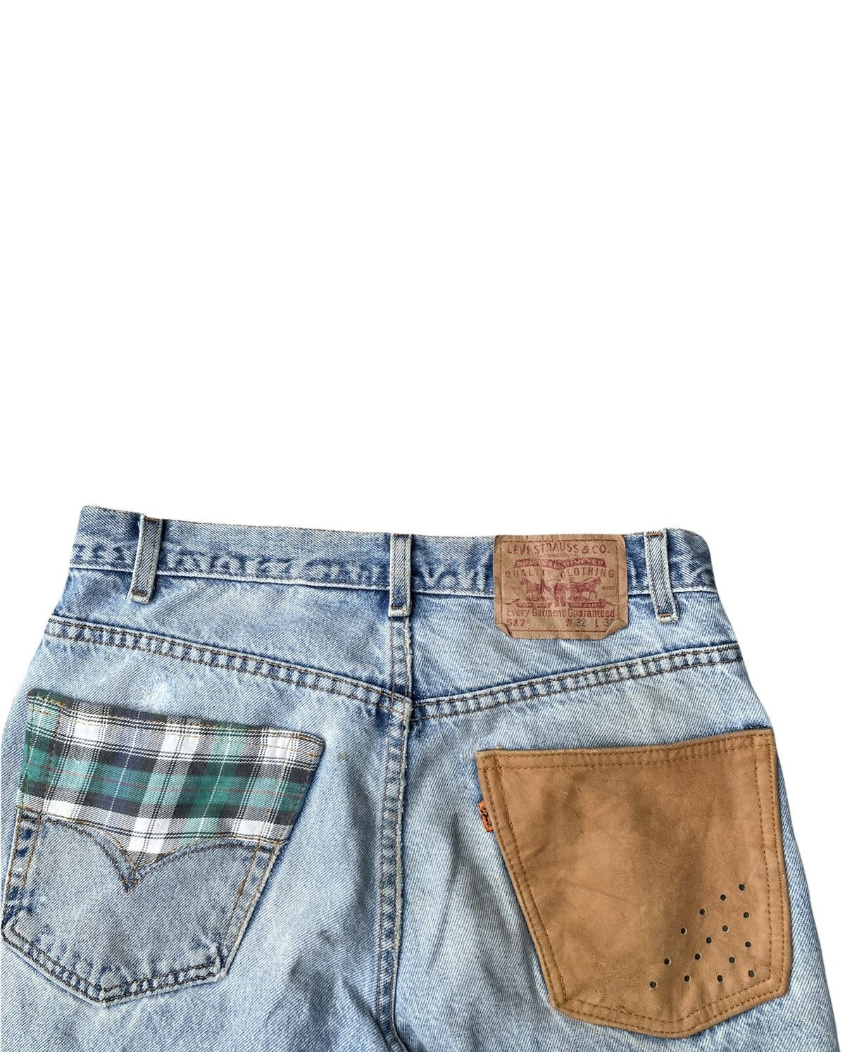 Levi's Levis 517 e Vintage 2001 Aging Distressed Rework Denim Size US 32 / EU 48 - 14 Thumbnail
