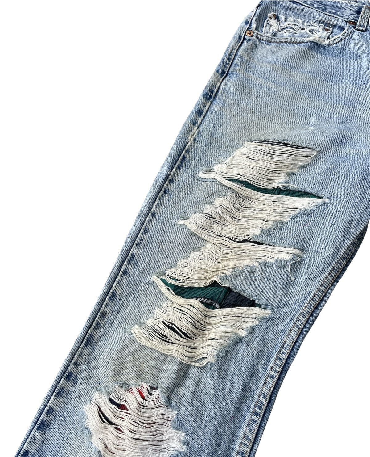 Levi's Levis 517 e Vintage 2001 Aging Distressed Rework Denim Size US 32 / EU 48 - 10 Thumbnail