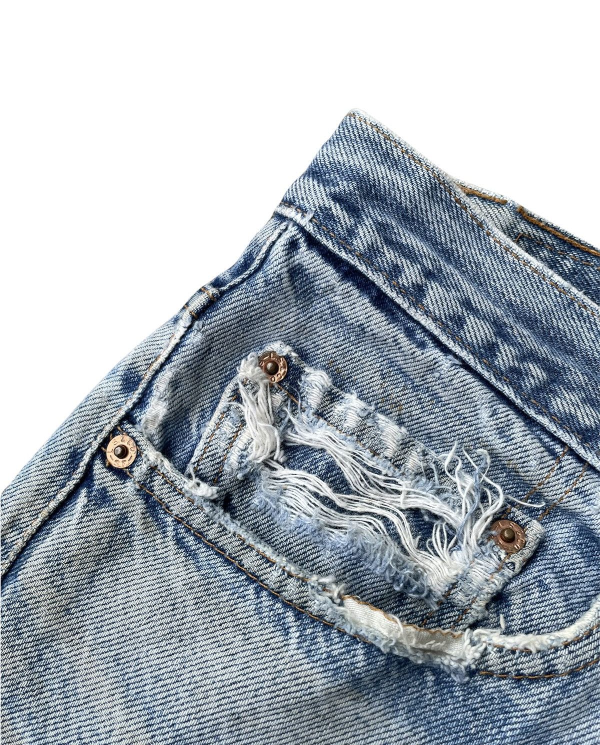 Levi's Levis 517 e Vintage 2001 Aging Distressed Rework Denim Size US 32 / EU 48 - 12 Thumbnail
