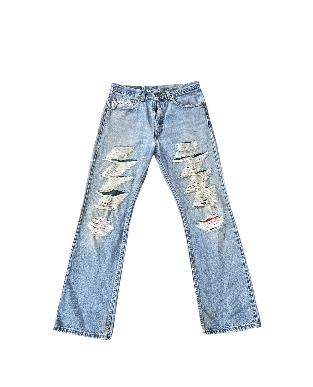 Levi's Levis 517 e Vintage 2001 Aging Distressed Rework Denim Size US 32 / EU 48 - 3 Thumbnail