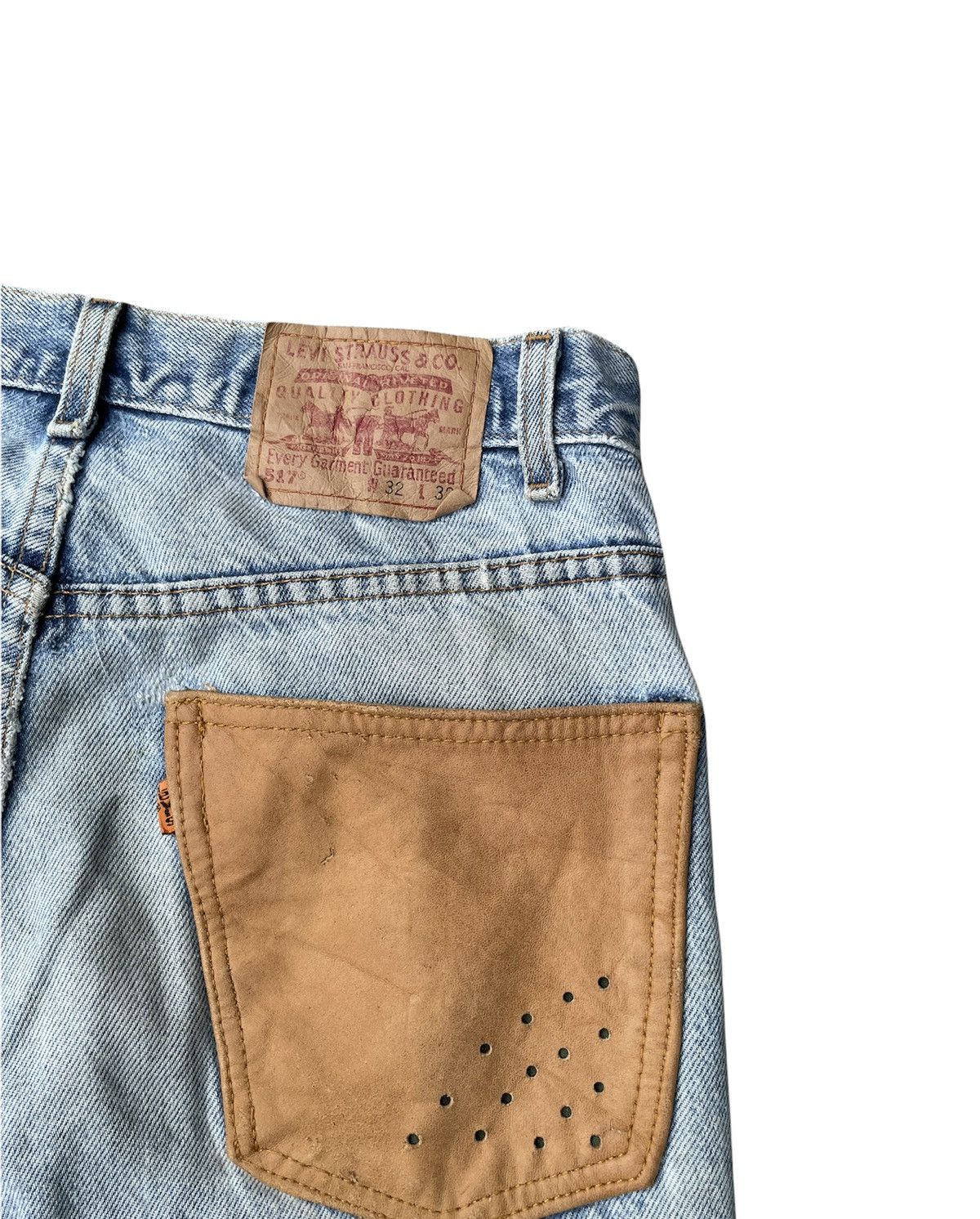 Levi's Levis 517 e Vintage 2001 Aging Distressed Rework Denim Size US 32 / EU 48 - 15 Thumbnail