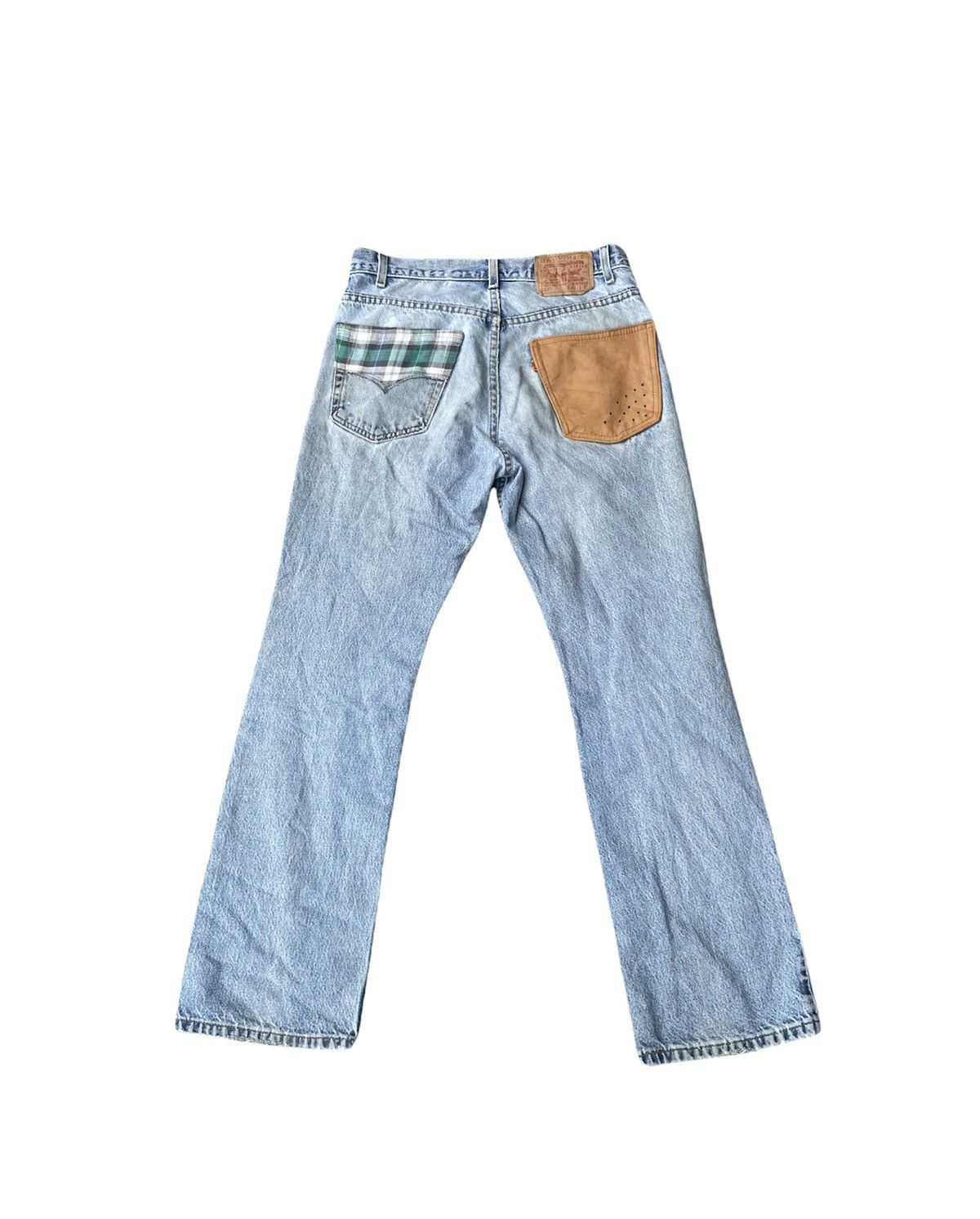 Levi's Levis 517 e Vintage 2001 Aging Distressed Rework Denim Size US 32 / EU 48 - 13 Thumbnail
