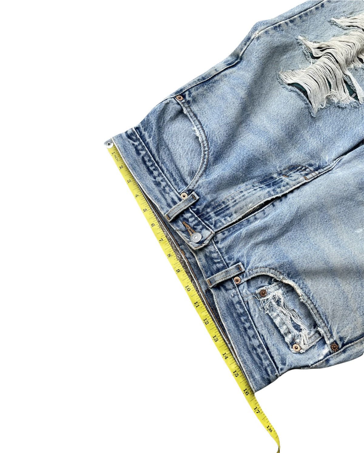 Levi's Levis 517 e Vintage 2001 Aging Distressed Rework Denim Size US 32 / EU 48 - 2 Thumbnail