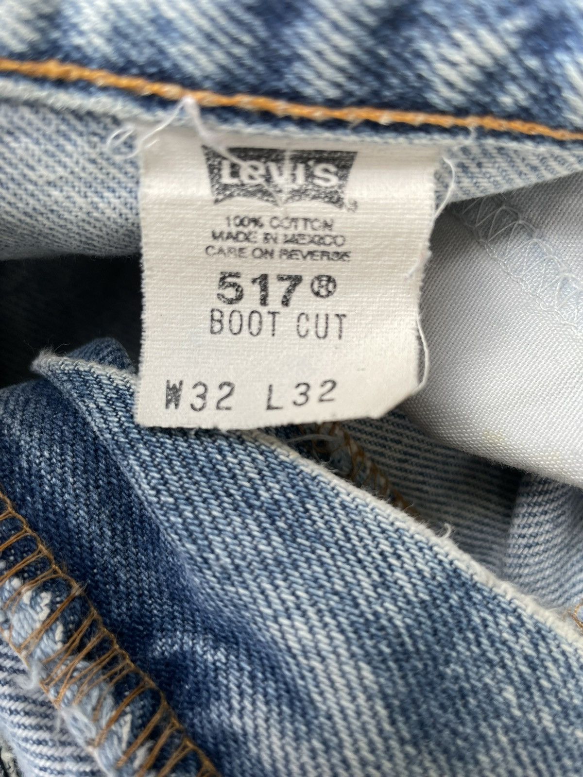 Levi's Levis 517 e Vintage 2001 Aging Distressed Rework Denim Size US 32 / EU 48 - 20 Thumbnail
