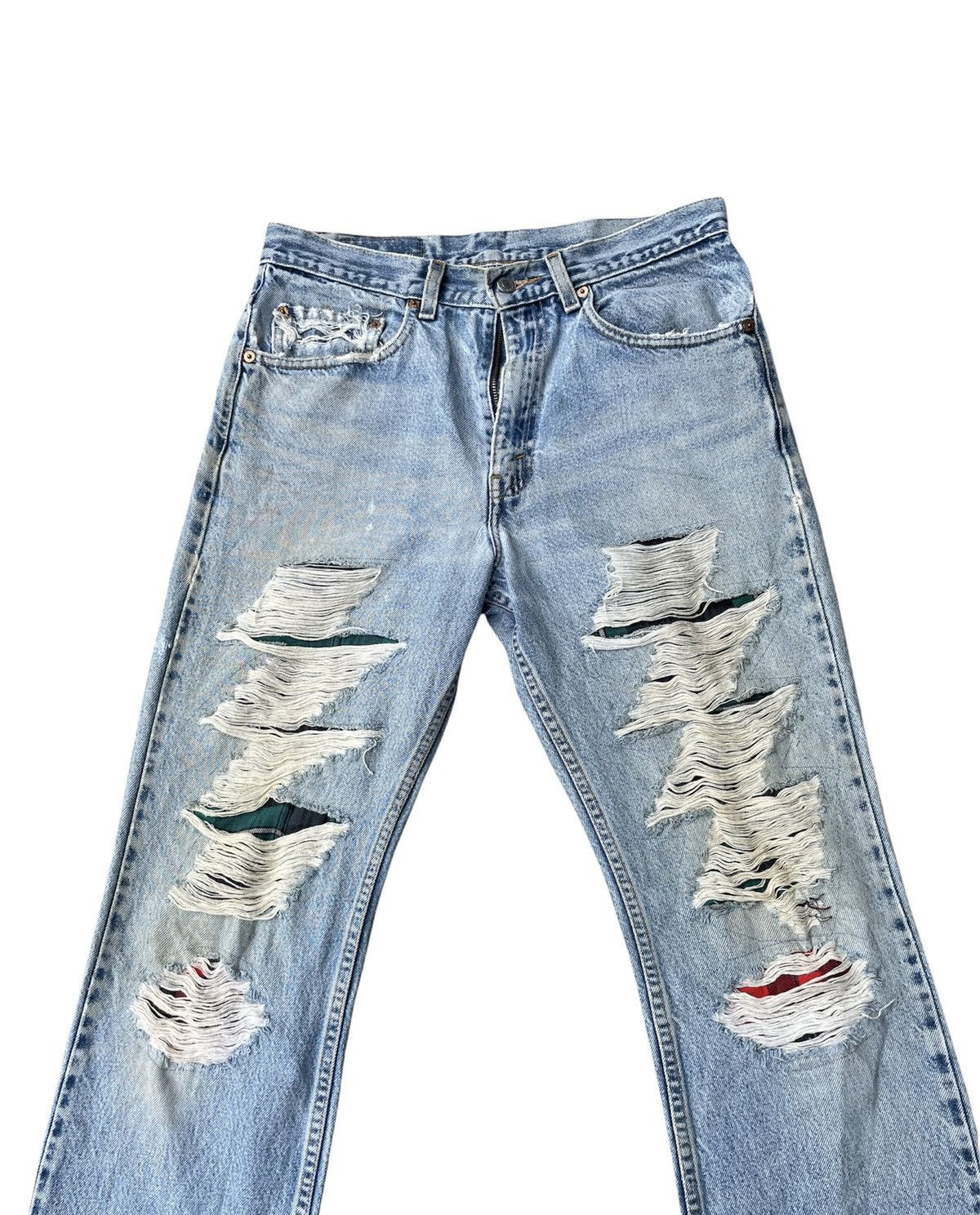 Levi's Levis 517 e Vintage 2001 Aging Distressed Rework Denim Size US 32 / EU 48 - 8 Thumbnail
