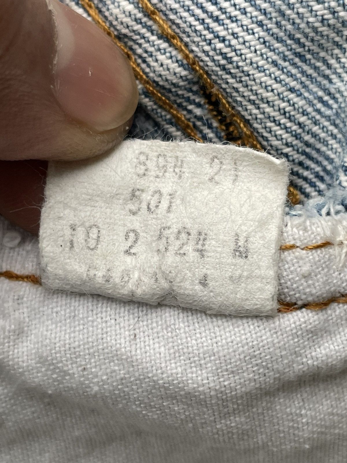 Levi's Levi’s 501 e Vintage Redline 1982 Distressed Size US 32 / EU 48 - 20 Thumbnail