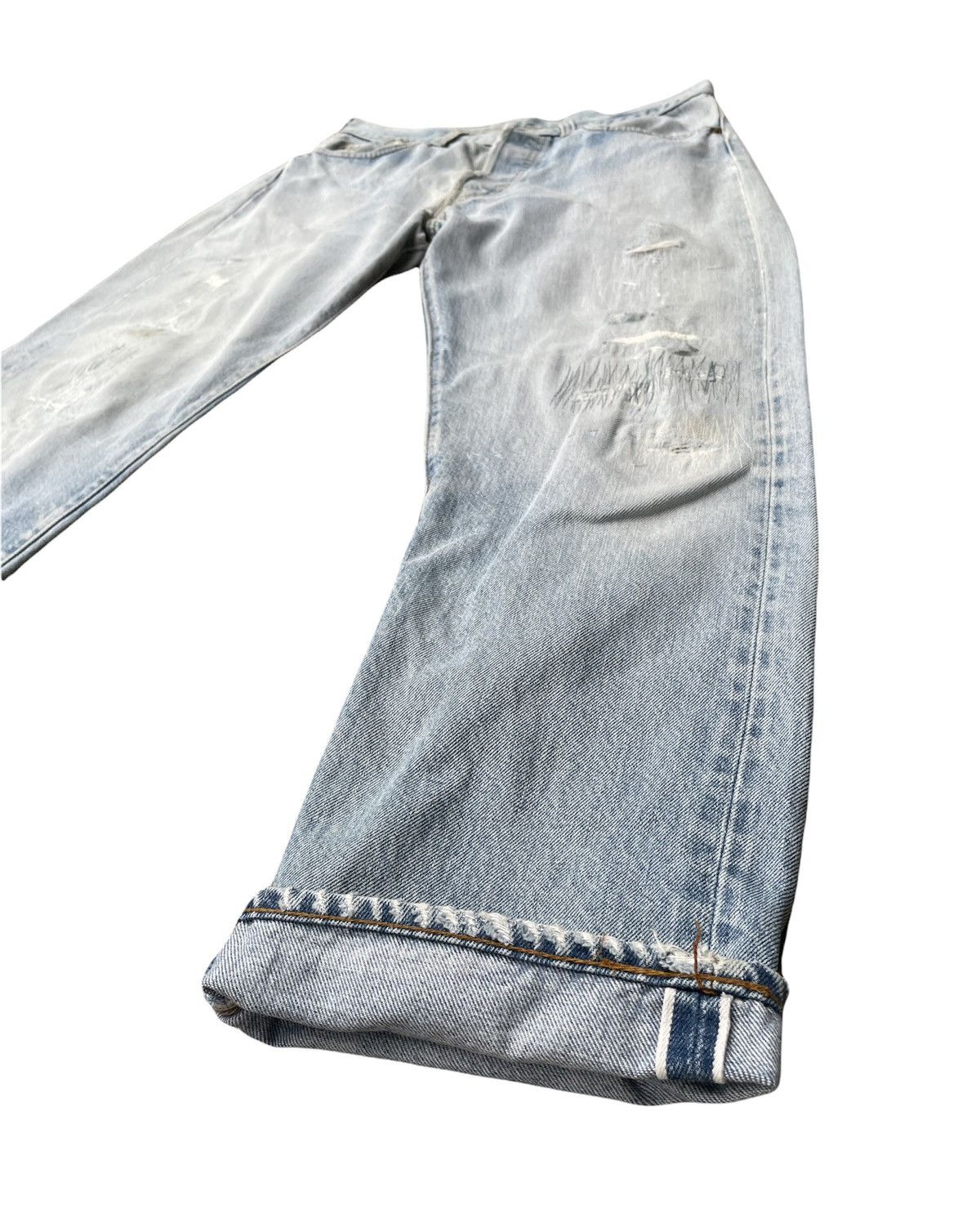 Levi's Levi’s 501 e Vintage Redline 1982 Distressed Size US 32 / EU 48 - 4 Thumbnail