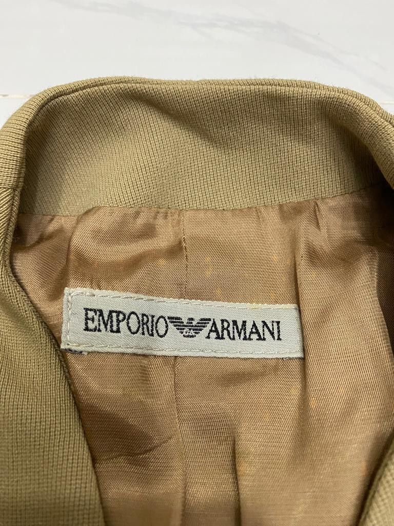 Emporio Armani 🔥1990s EMPORIO ARMANI CARDIGAN BLAZER UNBUTTON VIRGIN WOOL Size US S / EU 44-46 / 1 - 10 Thumbnail