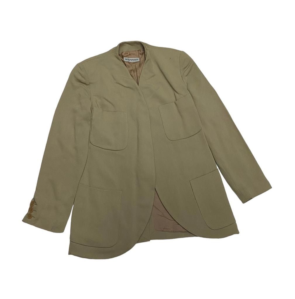 Emporio Armani 🔥1990s EMPORIO ARMANI CARDIGAN BLAZER UNBUTTON VIRGIN WOOL Size US S / EU 44-46 / 1 - 8 Thumbnail