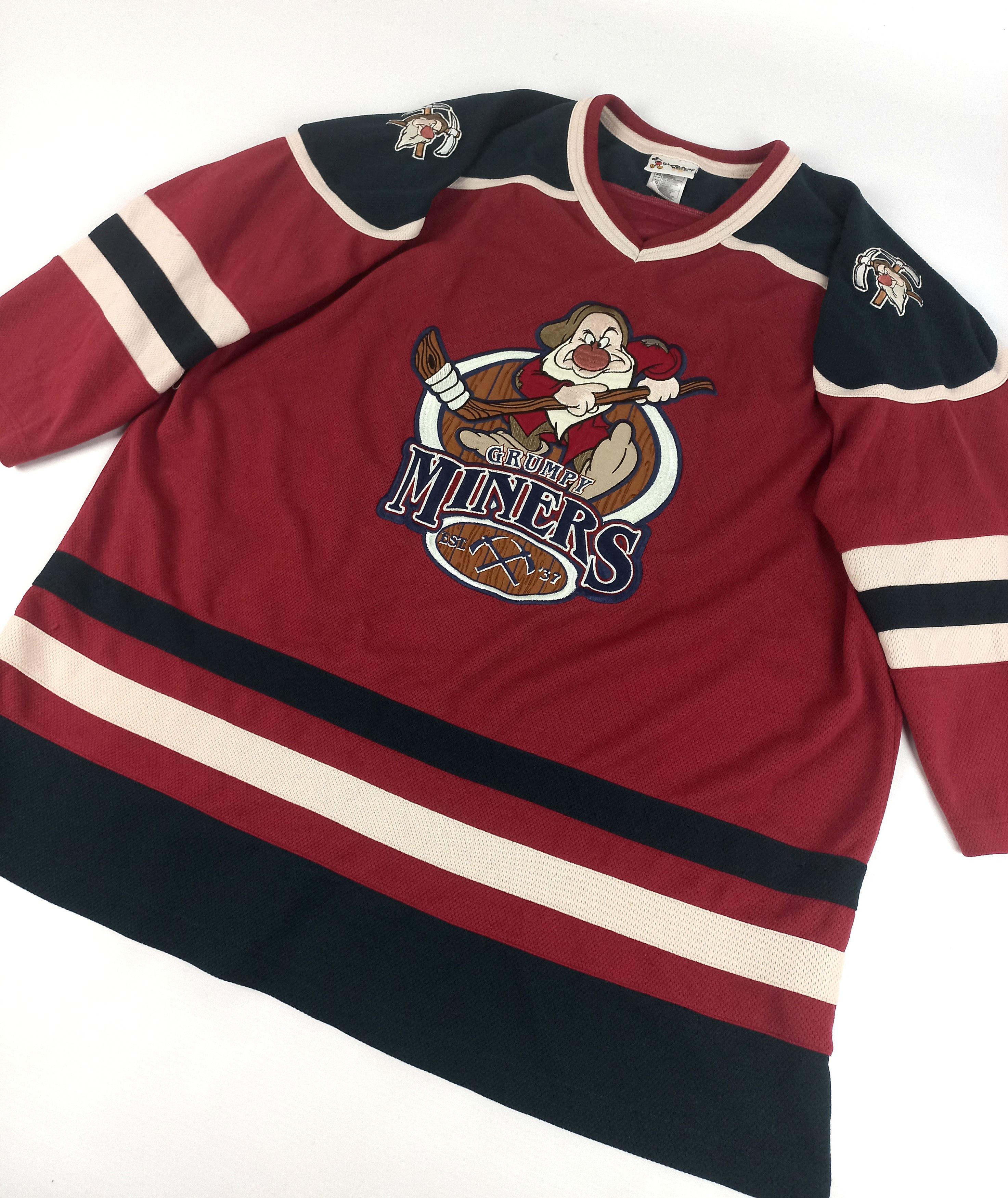 Vintage Grumpy Miners, Disney vintage hockey jersey 90s | Grailed