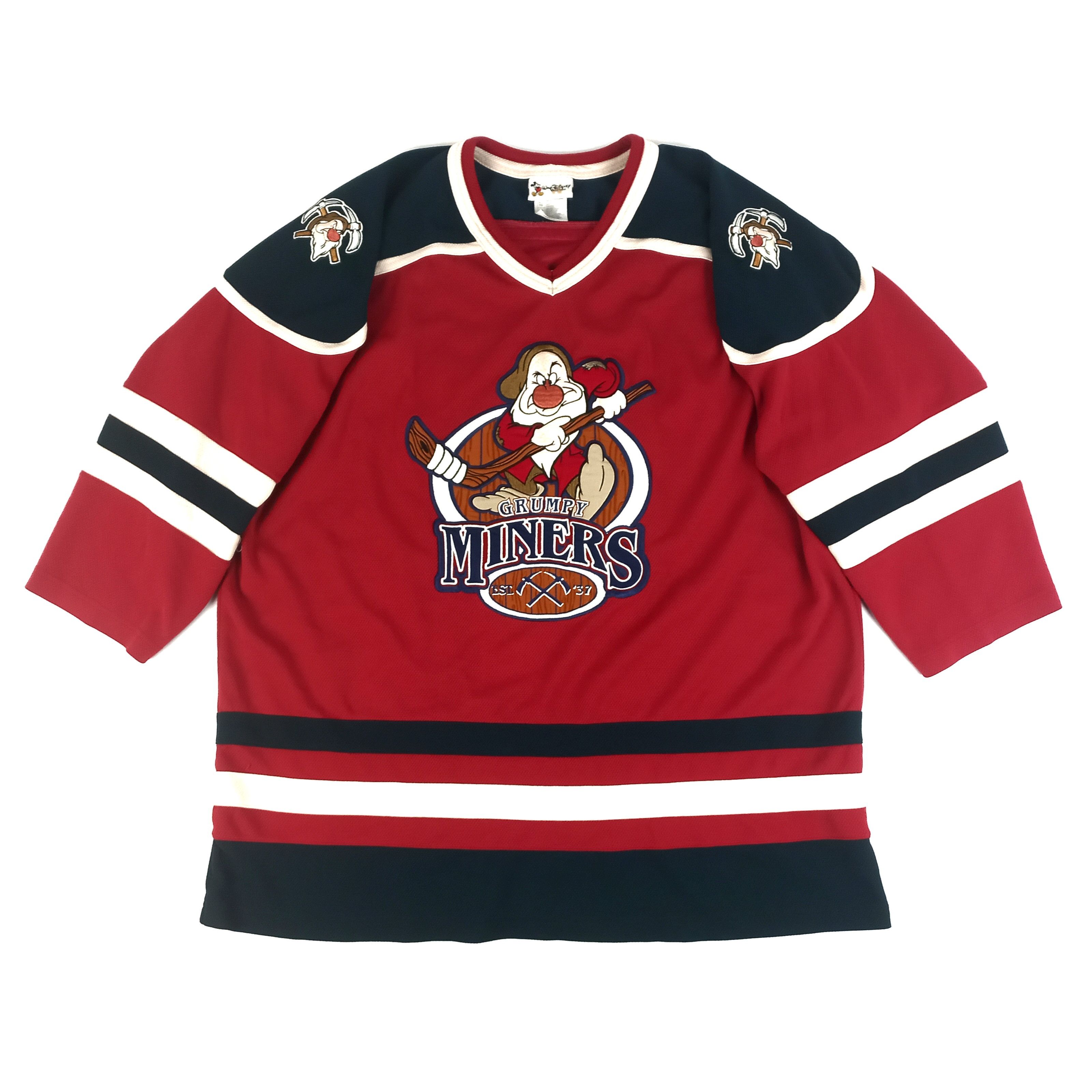 Vintage Grumpy Miners, Disney vintage hockey jersey 90s | Grailed