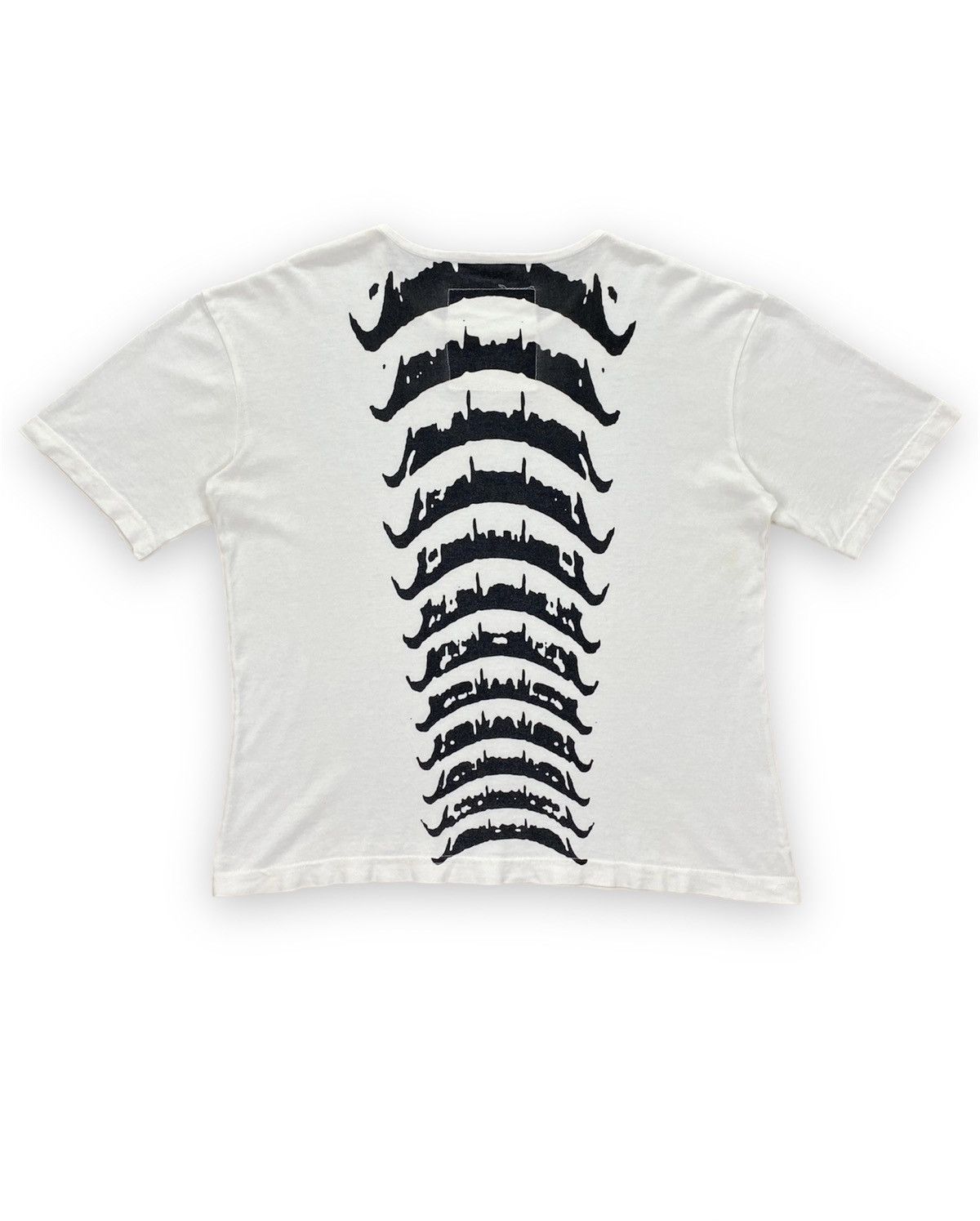 image of Nu/ke Julius Cropped Tshirt in White, Men's (Size Small)