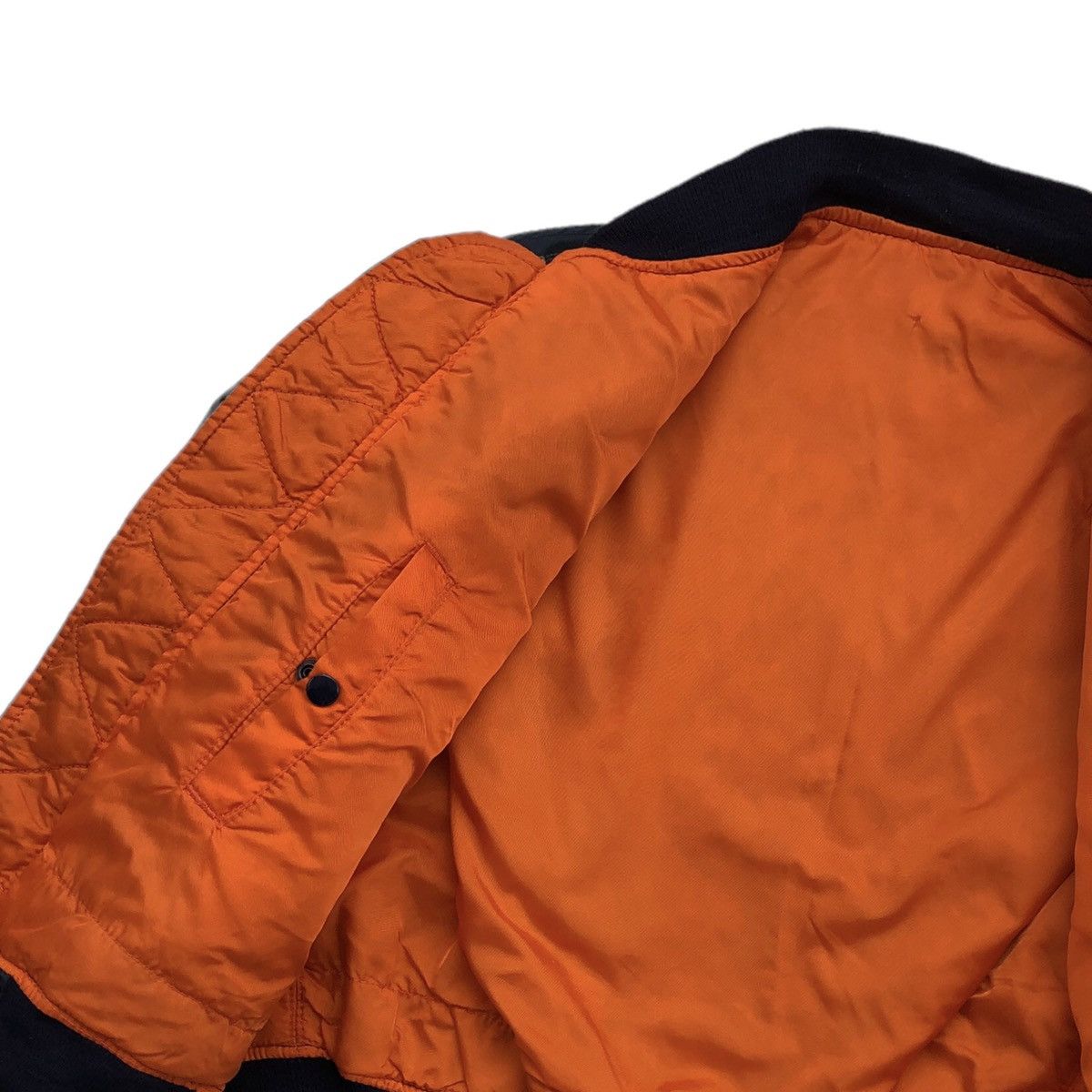 Alpha Industries Vtg Alpha MA-1 Custom Harley Davidson Patched Bomber Jacket Size US M / EU 48-50 / 2 - 18 Thumbnail