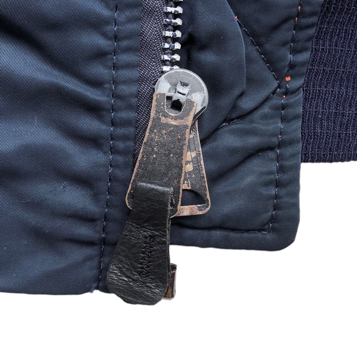 Alpha Industries Vtg Alpha MA-1 Custom Harley Davidson Patched Bomber Jacket Size US M / EU 48-50 / 2 - 15 Thumbnail