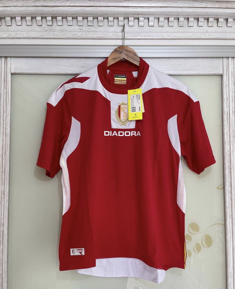 Diadora Standard Liege 2009-2010 Home Soccer Jersey Football Kit Size US S / EU 44-46 / 1 - 1 Thumbnail