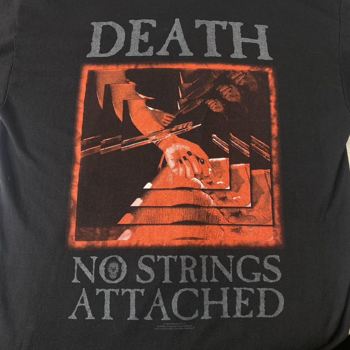Band Tees Vintage 90s Cradle Of Filth Death No Strings Attached Shirt Size US XL / EU 56 / 4 - 4 Thumbnail