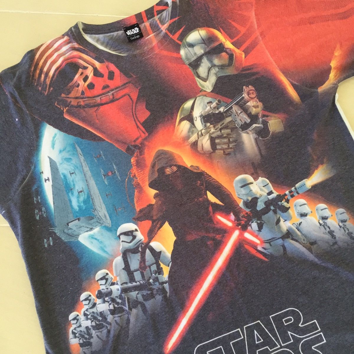 Star Wars Vintage Starwars x George Movie Overprint Tee Tshirt Size US XL / EU 56 / 4 - 8 Thumbnail