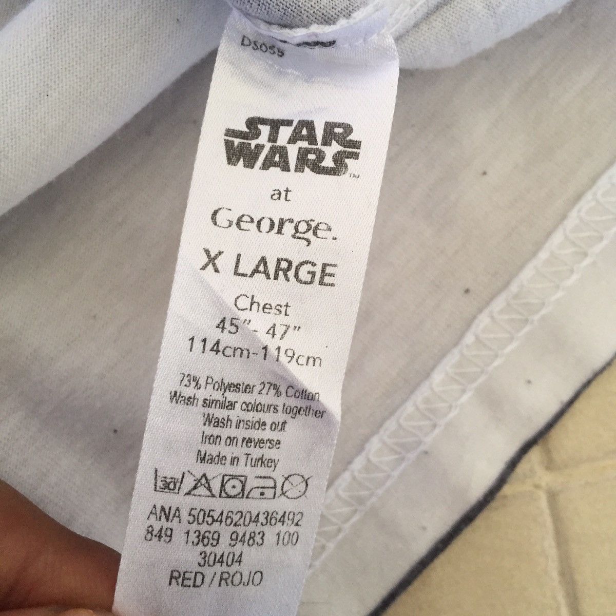 Star Wars Vintage Starwars x George Movie Overprint Tee Tshirt Size US XL / EU 56 / 4 - 6 Thumbnail