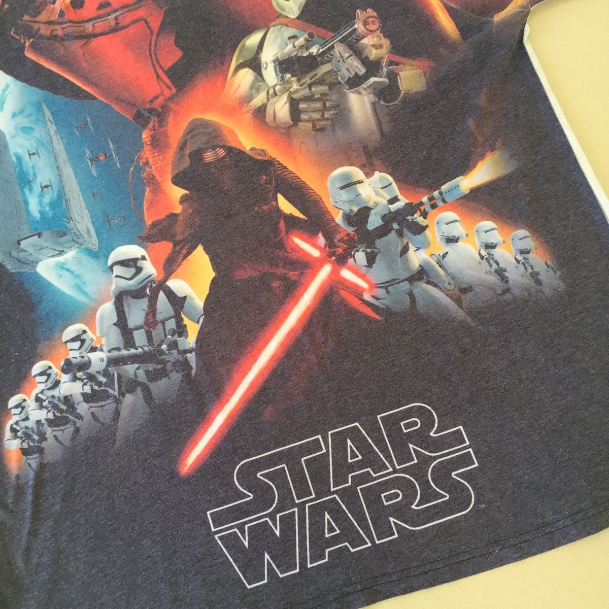 Star Wars Vintage Starwars x George Movie Overprint Tee Tshirt Size US XL / EU 56 / 4 - 3 Thumbnail