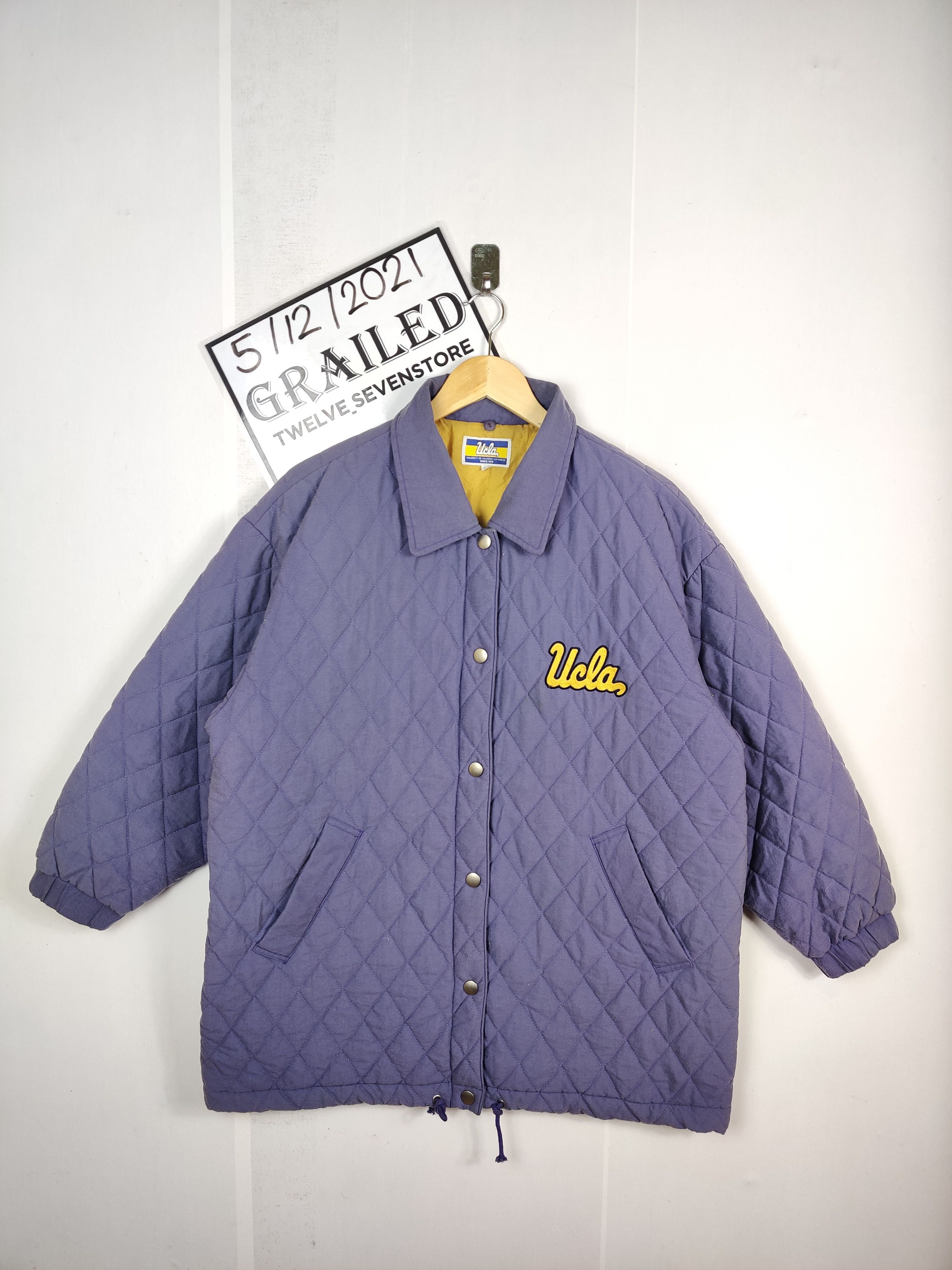 Vintage Vintage 90's Ucla Quilted Jacket Size US XXL / EU 58 / 5 - 1 Thumbnail