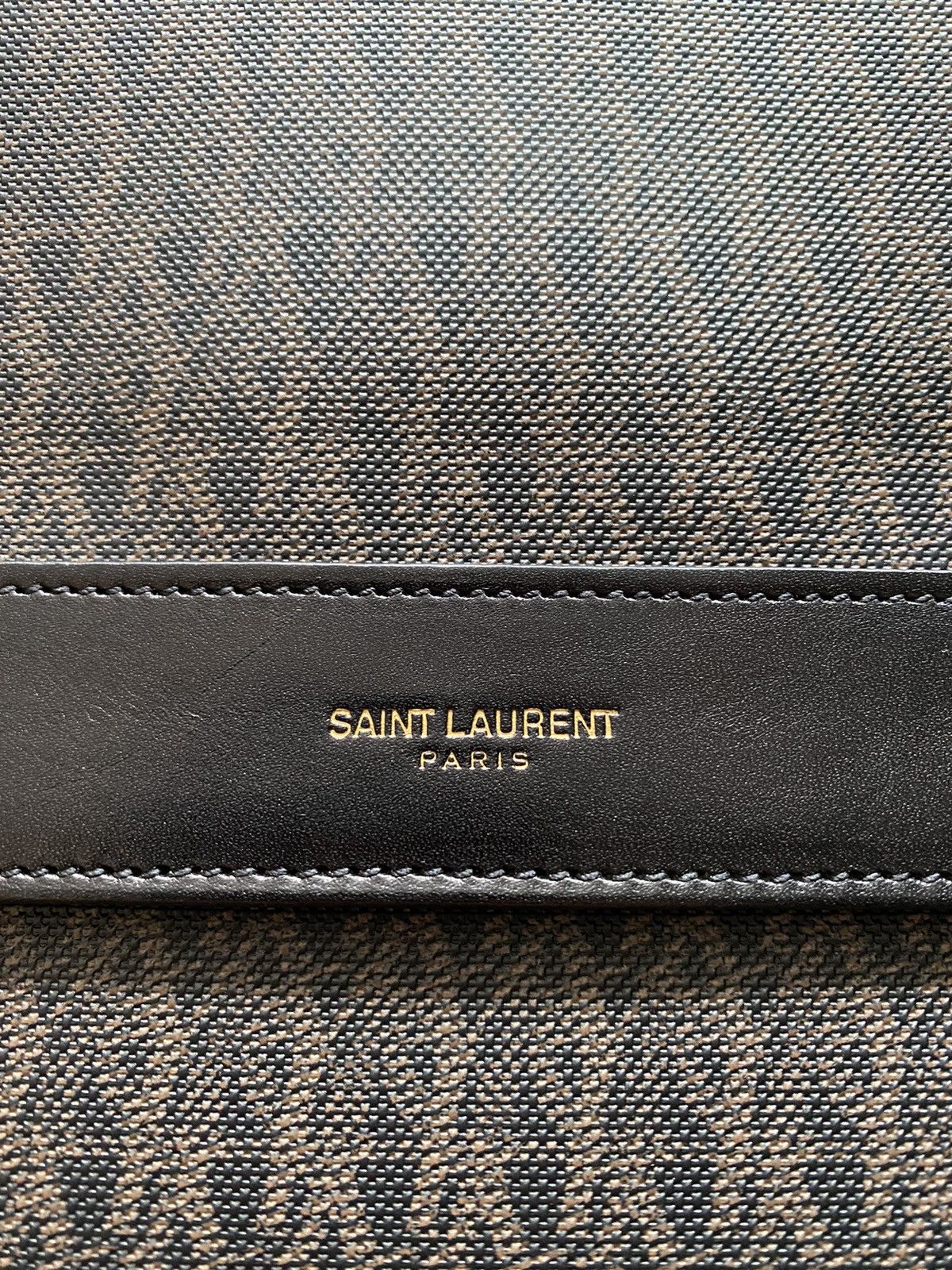 Saint Laurent Paris toile crossbody mini bag Size ONE SIZE - 3 Thumbnail