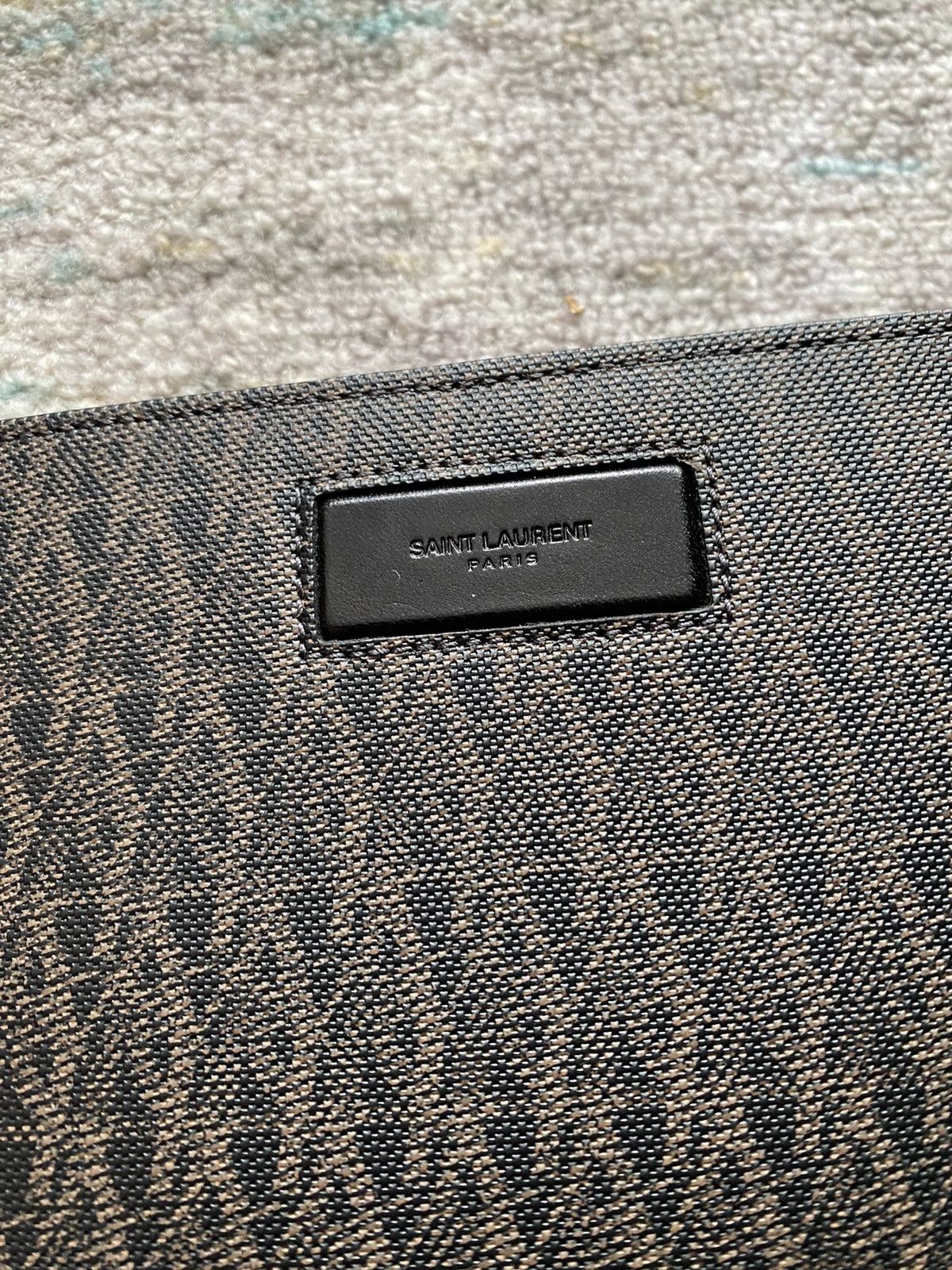 Saint Laurent Paris toile crossbody mini bag Size ONE SIZE - 4 Thumbnail