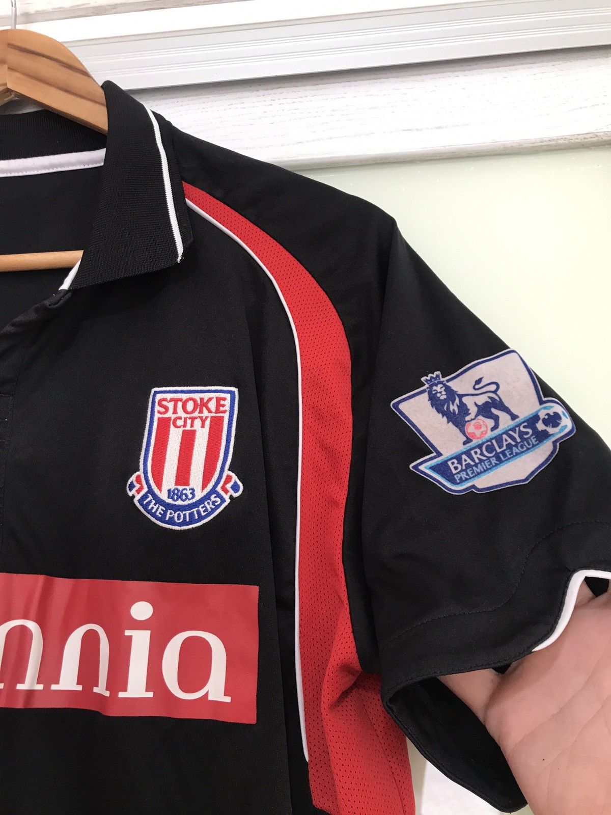 Vintage Whelan #6 Stoke City 2009-2010 Away Soccer Jersey Football Size US M / EU 48-50 / 2 - 4 Thumbnail
