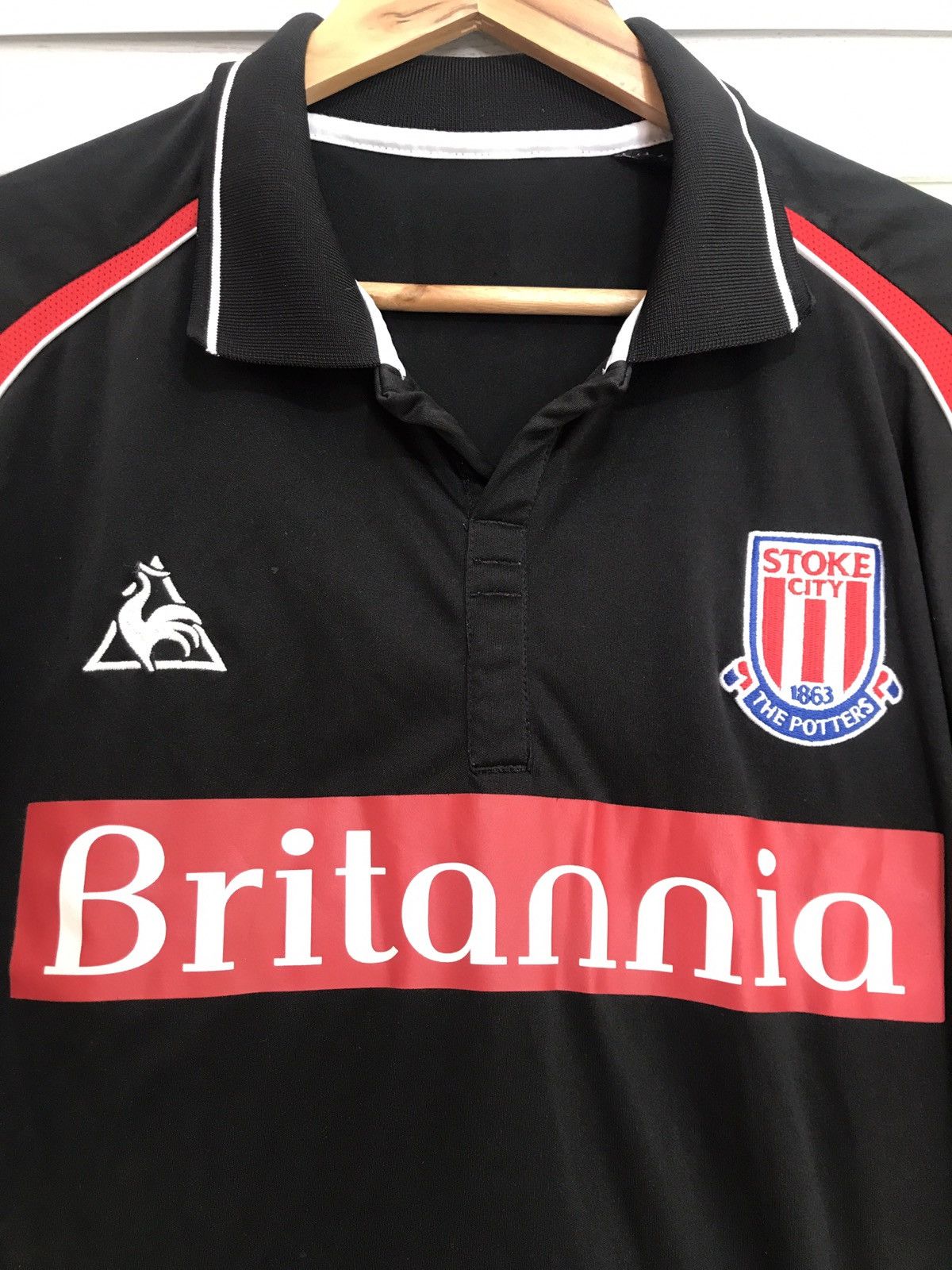 Vintage Whelan #6 Stoke City 2009-2010 Away Soccer Jersey Football Size US M / EU 48-50 / 2 - 3 Thumbnail
