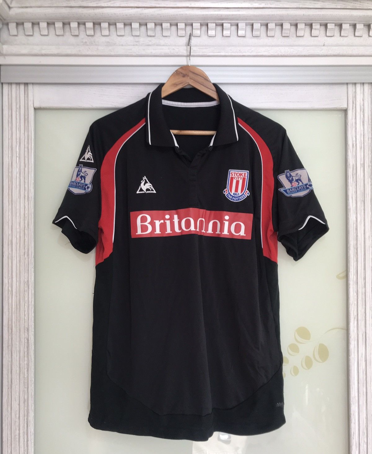 Vintage Whelan #6 Stoke City 2009-2010 Away Soccer Jersey Football Size US M / EU 48-50 / 2 - 2 Thumbnail