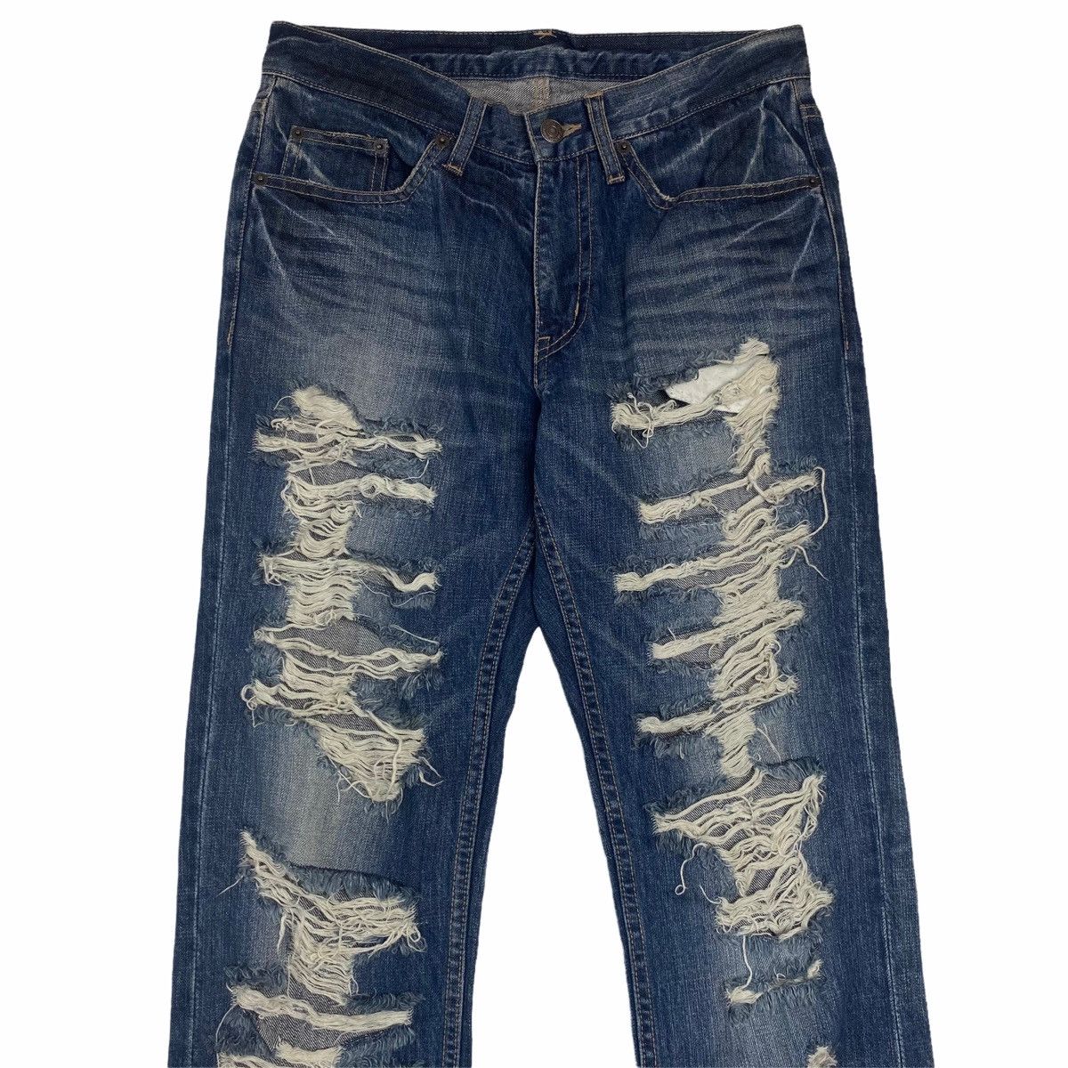 PPFM ❤️‍🔥LASTCHANCE❤️‍🔥2000s PPFM - Slashed Denim Pants Size US 30 / EU 46 - 3 Thumbnail