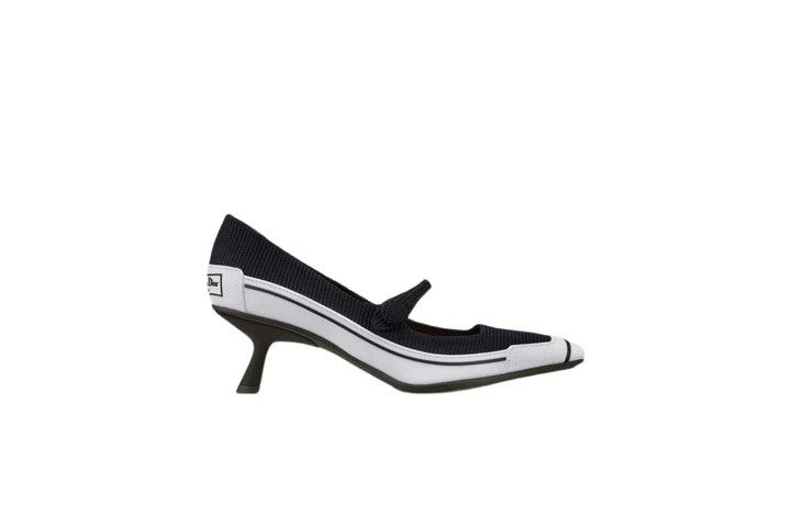 image of Dior O1W1Db10623 Pumps In Black & White Shoes in Black/White, Women's (Size 12)